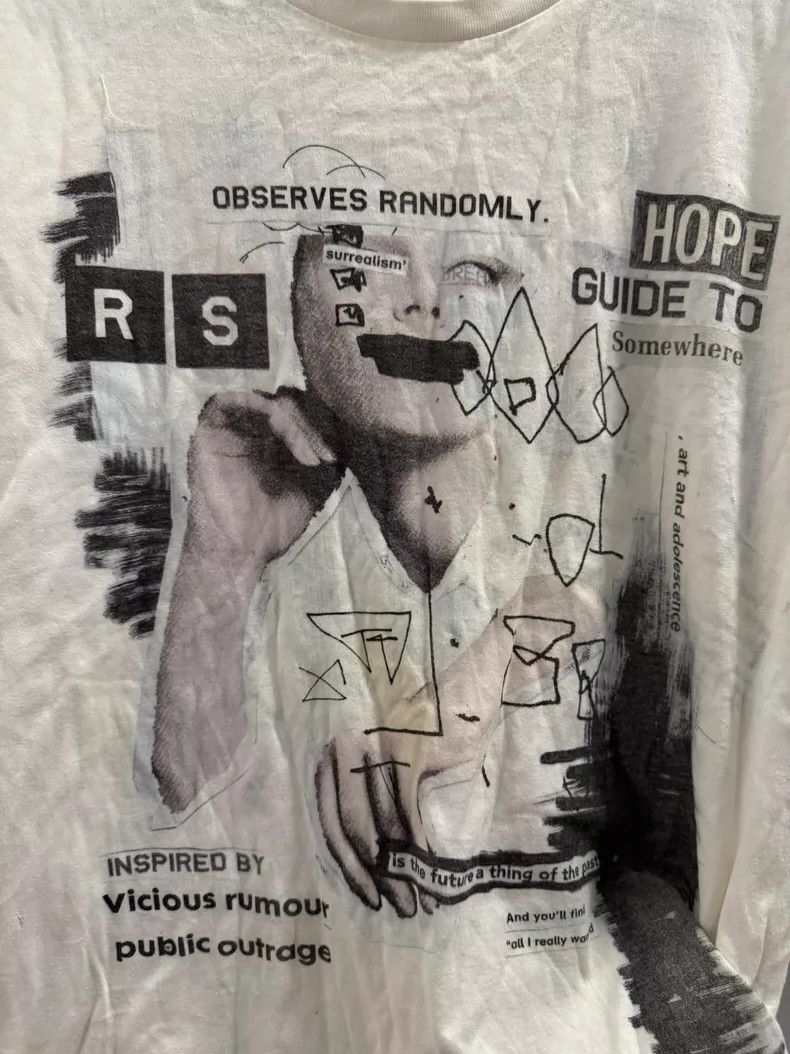 Raf Simons Raf Simons Random observation Tee Dec club punk portrait pr Size US M / EU 48-50 / 2 - 2 Thumbnail