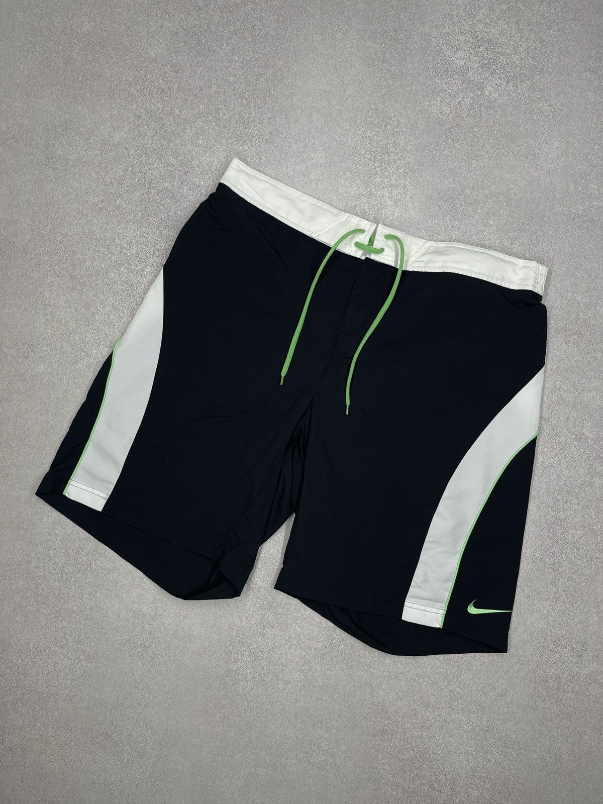 Nike × Nike ACG × Vintage Vintage Nike Black Shorts Double Big Logo Drill Y2K TECH ACG Size US 36 / EU 52 - 1 Thumbnail