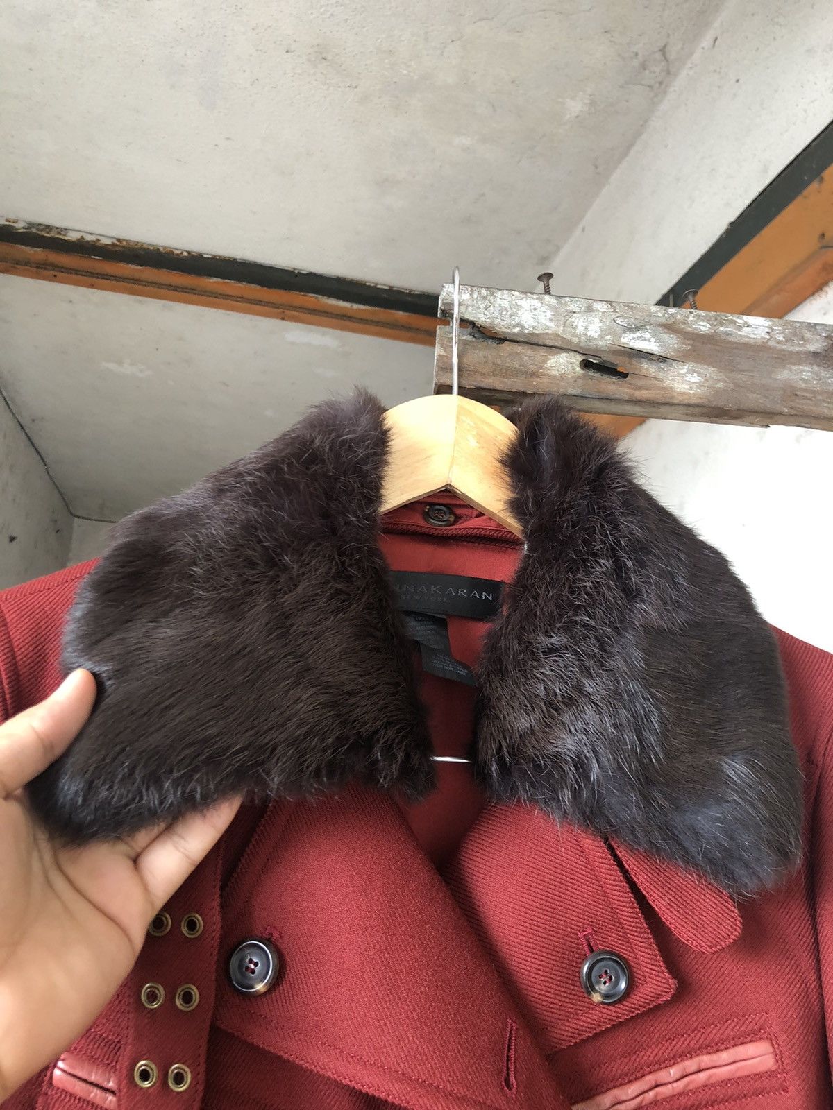 Donna Karan Rare❗️Donna Karan New York Jacket With Fur Size S / US 4 / IT 40 - 5 Thumbnail