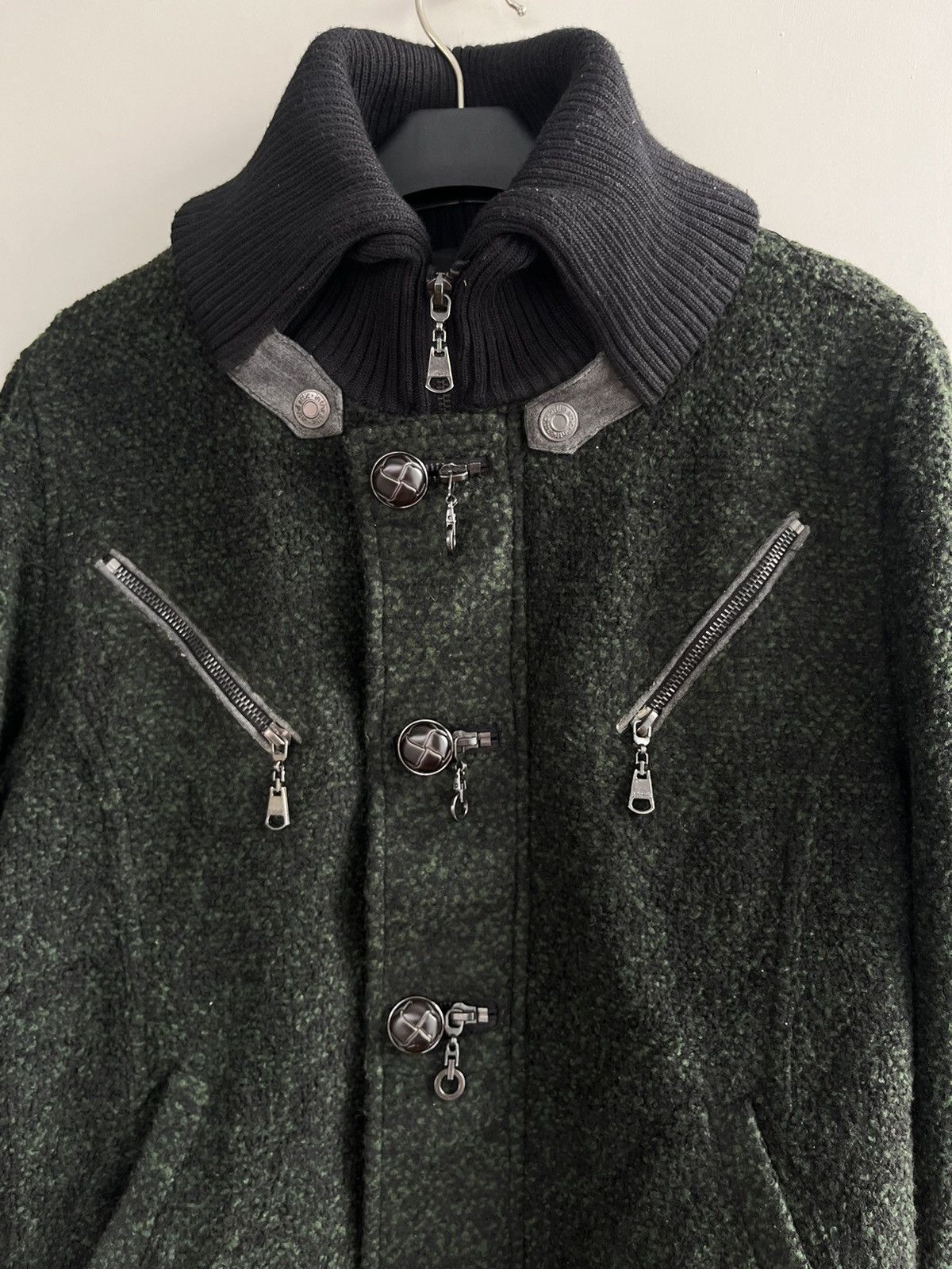 If Six Was Nine JAPANESE ARCHIVE INTHEATTIC NAPOLEON WOLL MULTI ZIPP JACKET Size US M / EU 48-50 / 2 - 3 Thumbnail