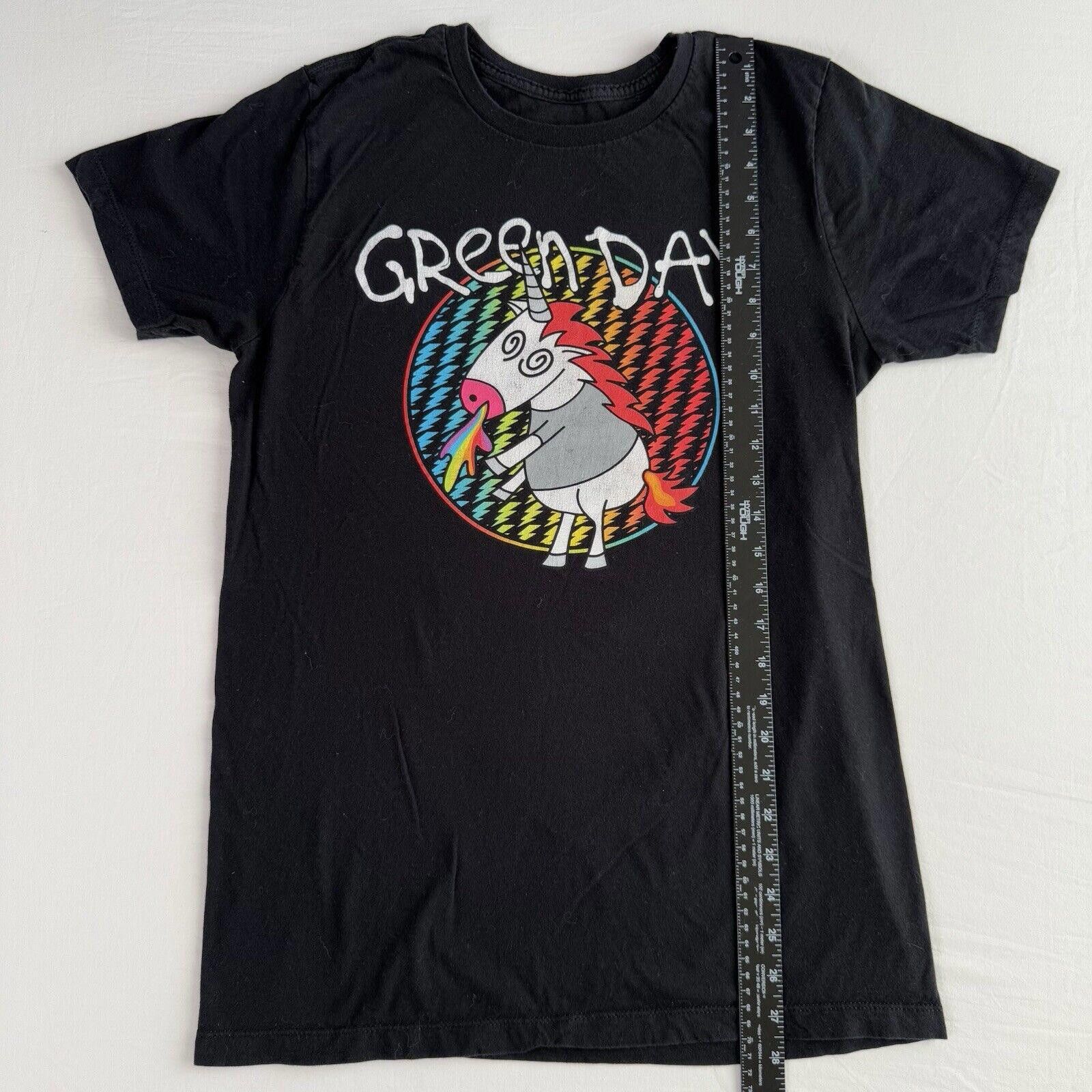 Designer Green Day Rainbow Unicorn T-Shirt Mens S Size US S / EU 44-46 / 1 - 3 Thumbnail