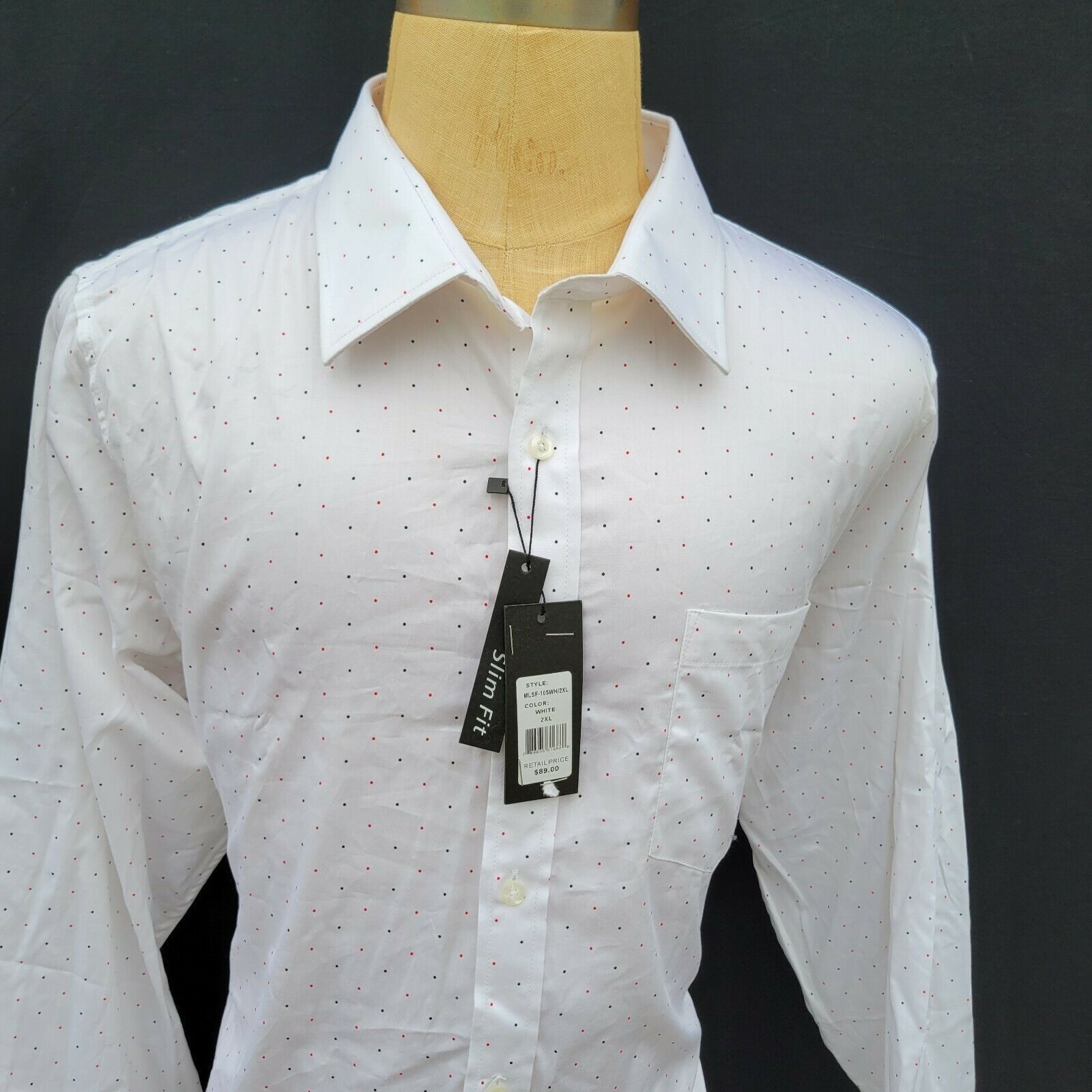 Other Men's Galaxy Premium Slim Fit Long Sleeve Shirt. XXL Size US XXL / EU 58 / 5 - 1 Thumbnail