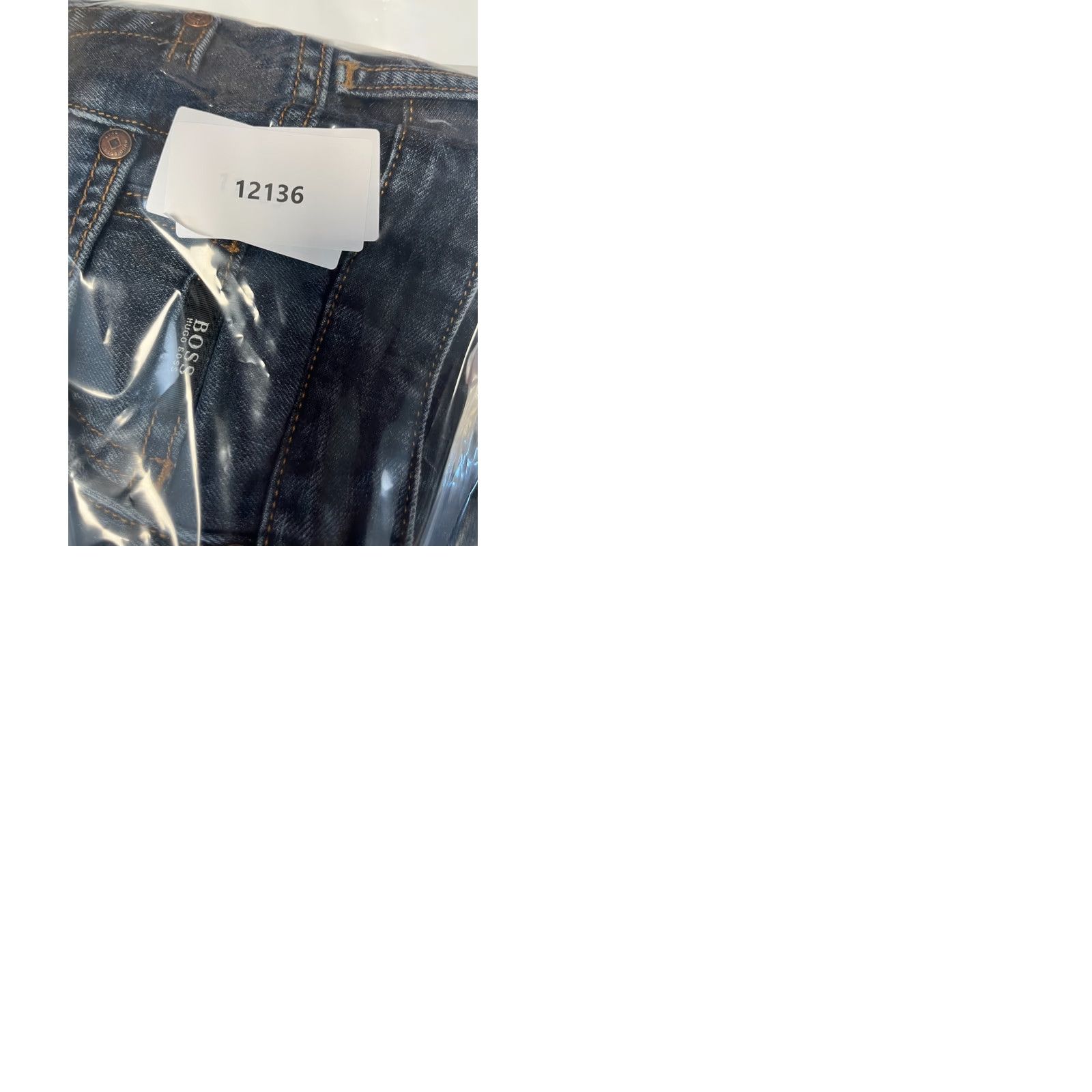 Hugo Boss HUGO BOSS Kansas Jeans Regular 30 30 Dark Wash Blue Denim 5-Pocket Design Mens Jeans Size US 30 / EU 46 - 9 Thumbnail