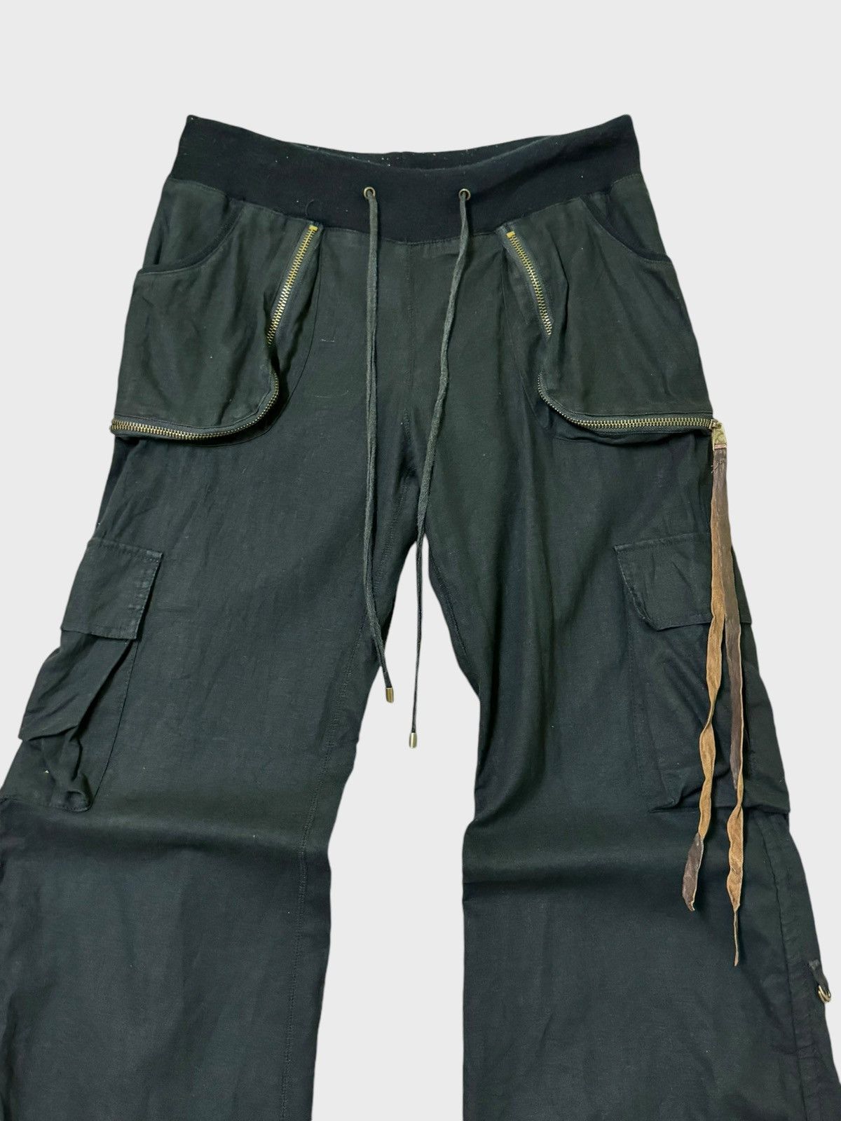 If Six Was Nine G.O.A Goa Military Flared Drawstring Zipper Pocket Cargo Size US 32 / EU 48 - 3 Thumbnail