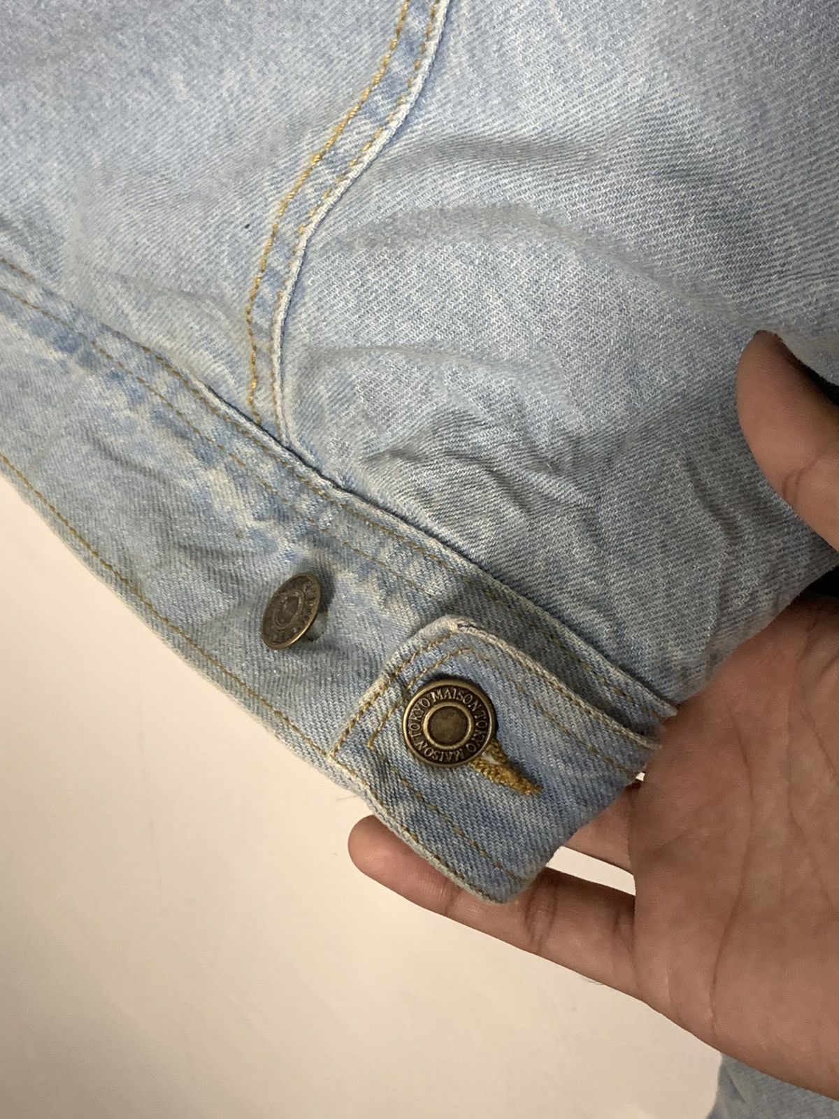 Japanese Brand × Vintage Vintage Maison Tokyo Sherpa Jean Jacket Size US L / EU 52-54 / 3 - 15 Thumbnail