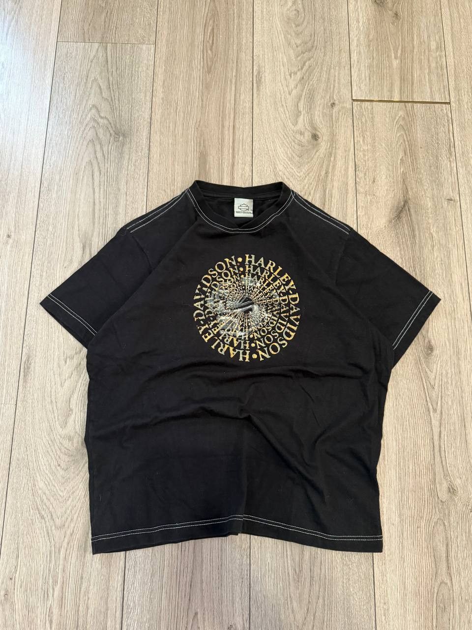 Harley Davidson harley davidson t shirt Large monogram logo Black MOTO Size US L / EU 52-54 / 3 - 1 Thumbnail