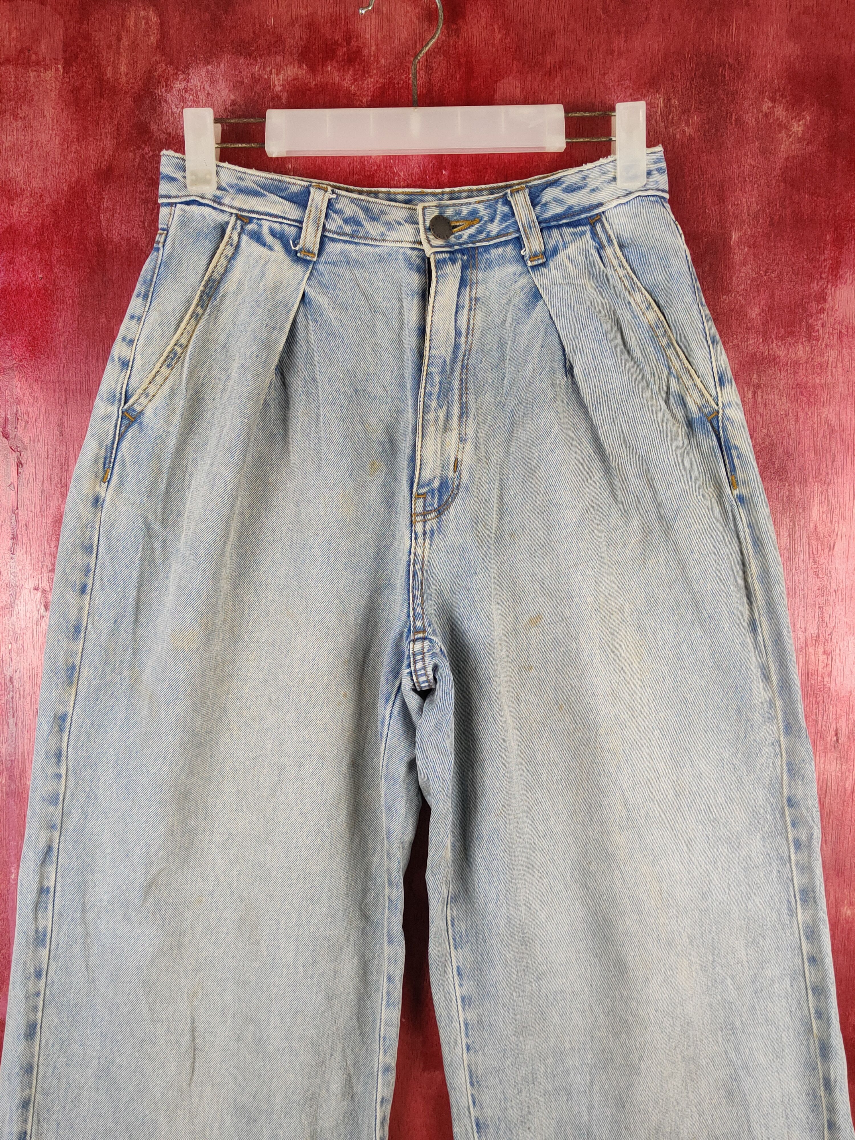 GU GU Blue Faded Distressed Ripped Jeans #S1774 Size 27" / US 4 / IT 40 - 2 Thumbnail
