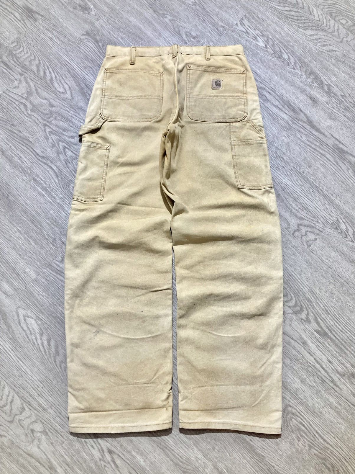 Carhartt 1990s Vintage Carhartt B11 BRN Carpenter Duck Pants Workwear Size US 32 / EU 48 - 1 Thumbnail