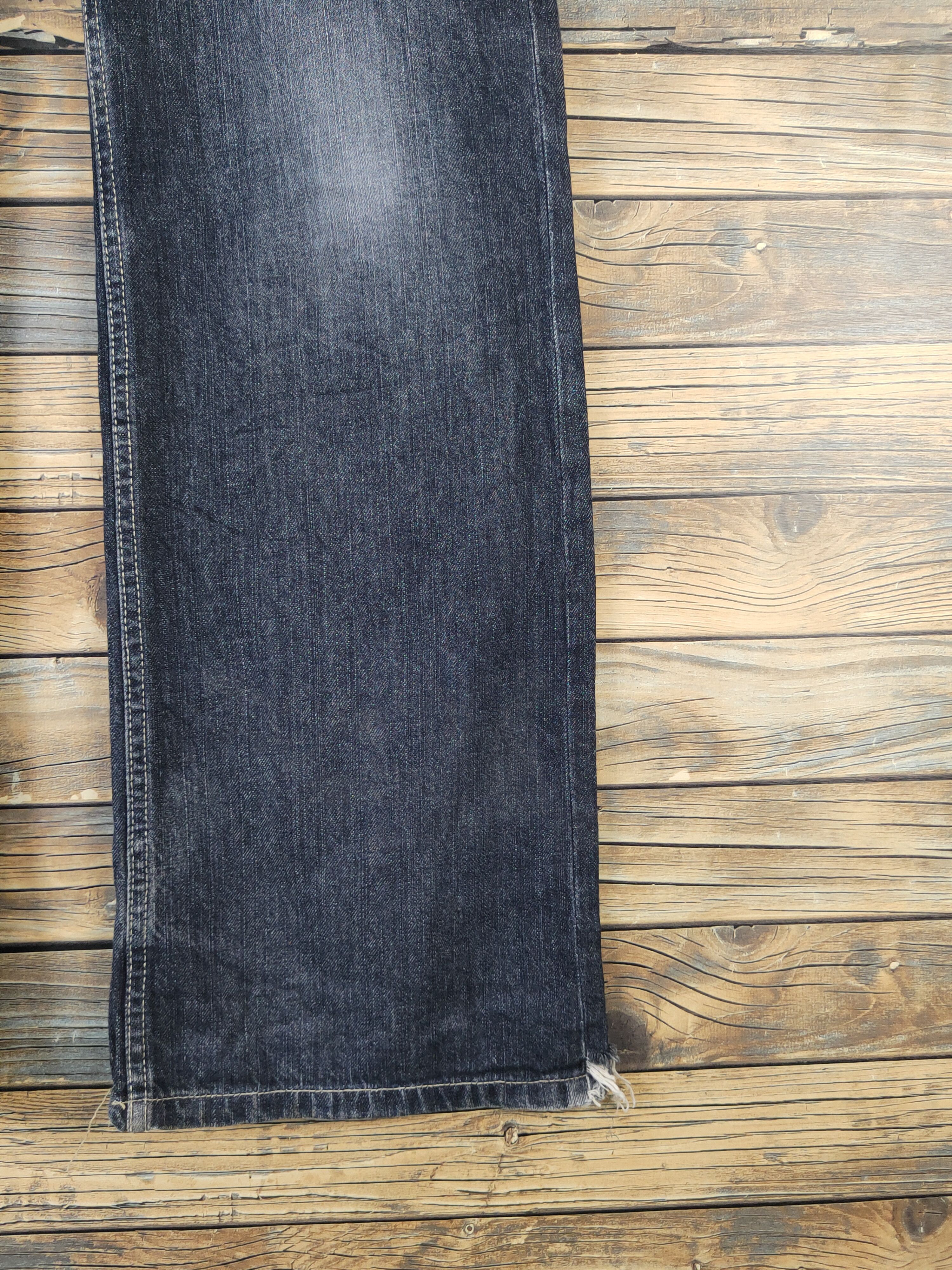 Japanese Brand Exit buckle back Distressed Ripped denim punk Jeans #W1991 Size 29" - 6 Thumbnail