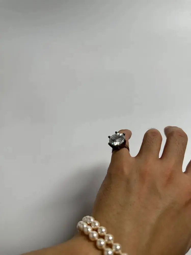 Undercover Undercover but beautiful huge “diamond ” ring Size ONE SIZE - 7 Thumbnail
