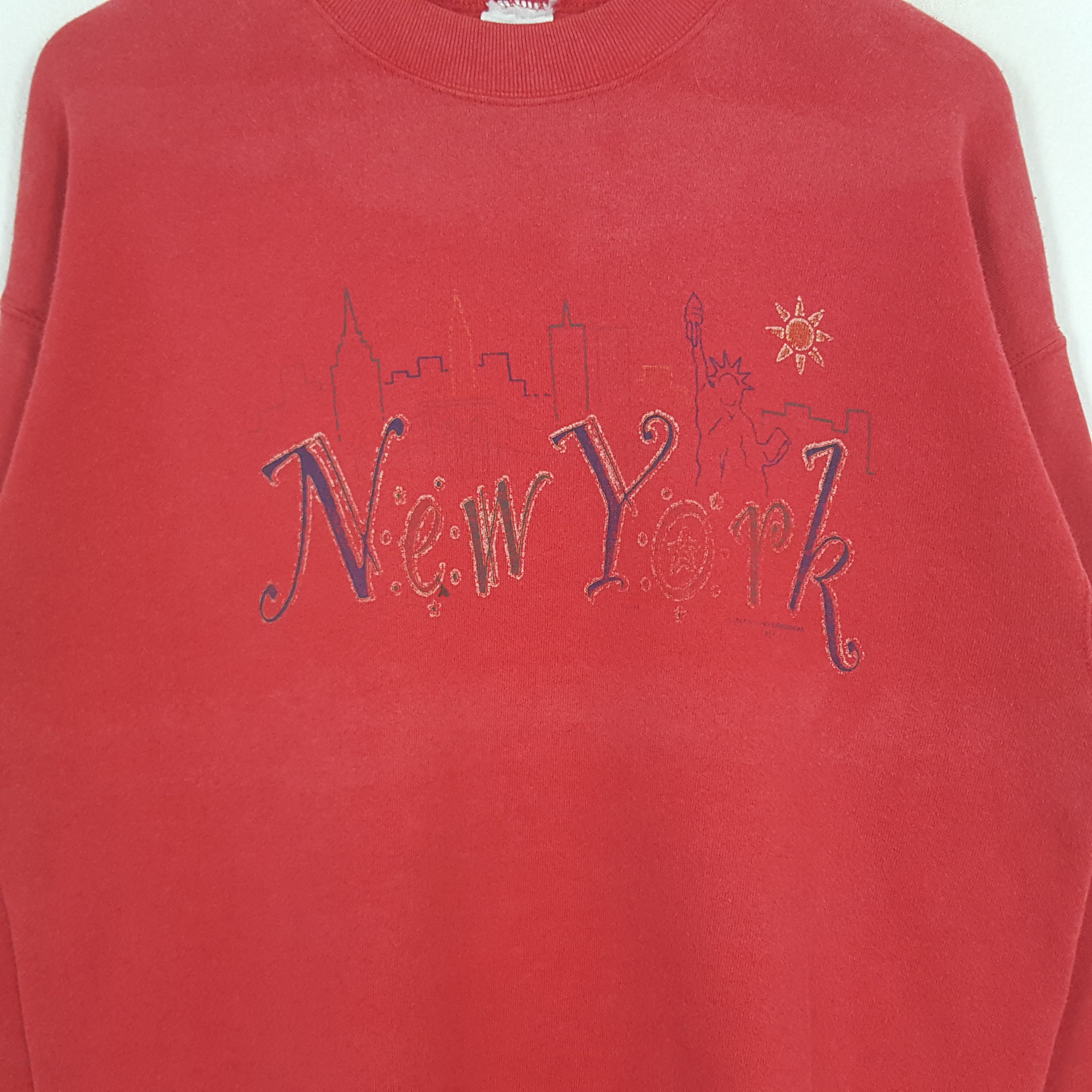 Vintage Vintage New York American State Sweatshirt Size US L / EU 52-54 / 3 - 2 Thumbnail