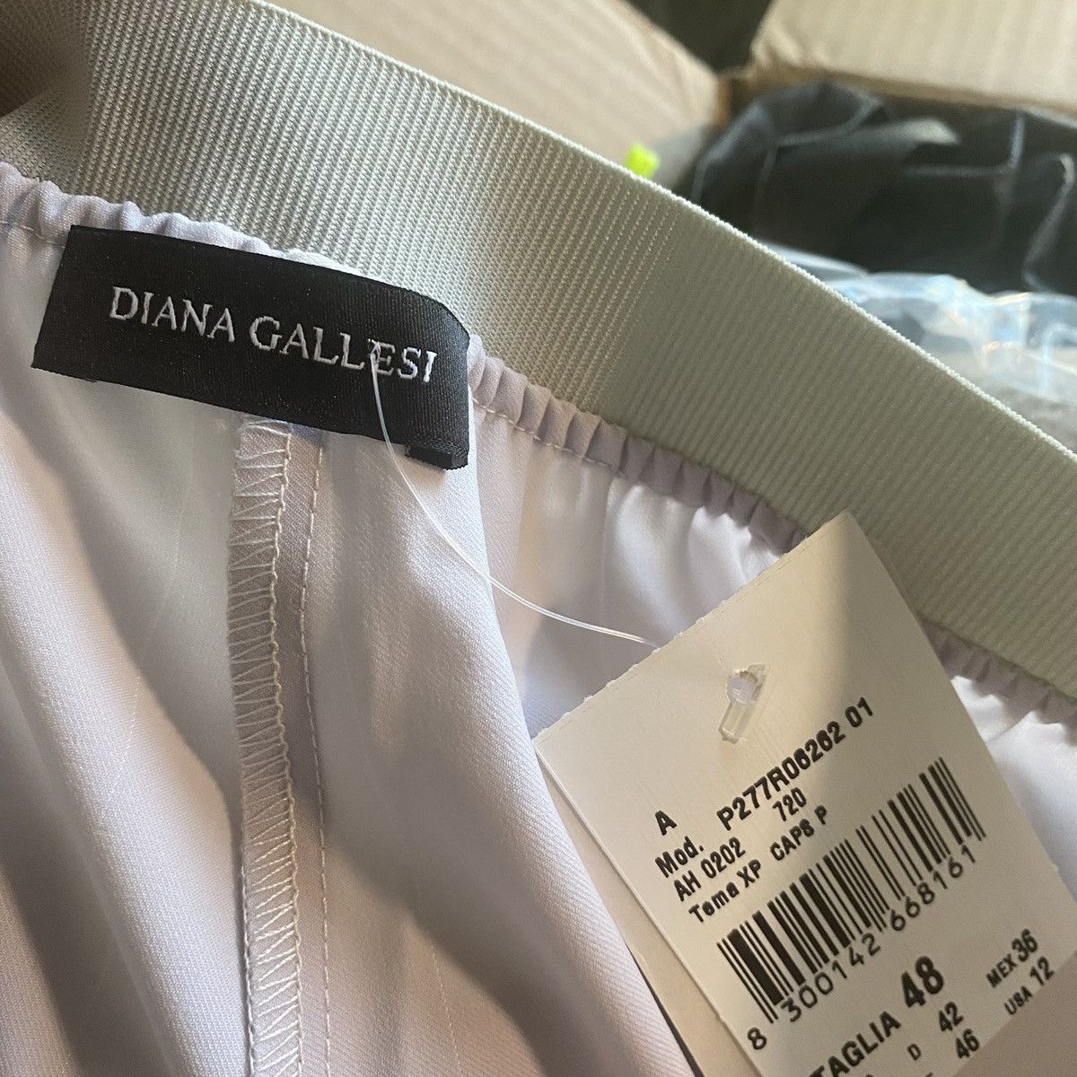 Other Diana Gallesi Light Lavender Pants size 12 NWT MSRP ~$250+ Size 30" / US 8 / IT 44 - 6 Thumbnail