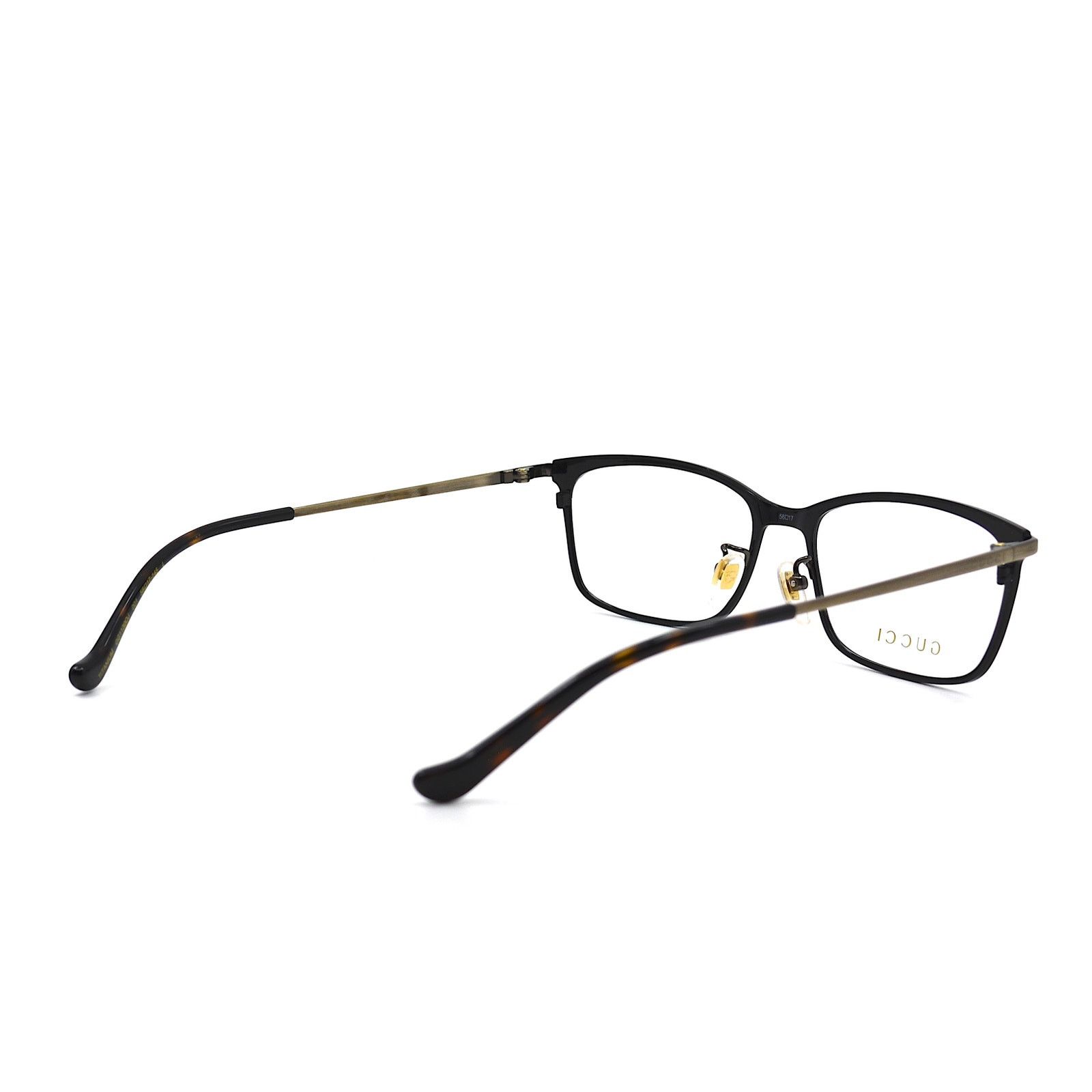 Gucci NEW GUCCI GG1130OJ 001 TITANIUM BLACK EYEGLASSES FRAME Size ONE SIZE - 7 Thumbnail