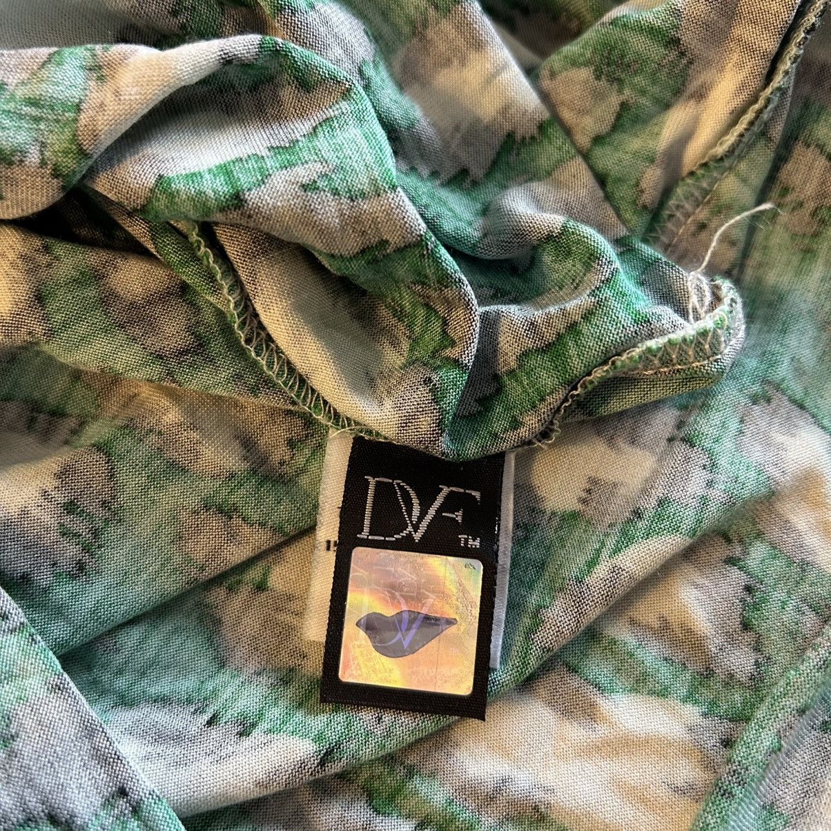 Diane von Furstenberg Diane Von Fustenberg green leopard print LS silk blend M Size M / US 6-8 / IT 42-44 - 7 Thumbnail