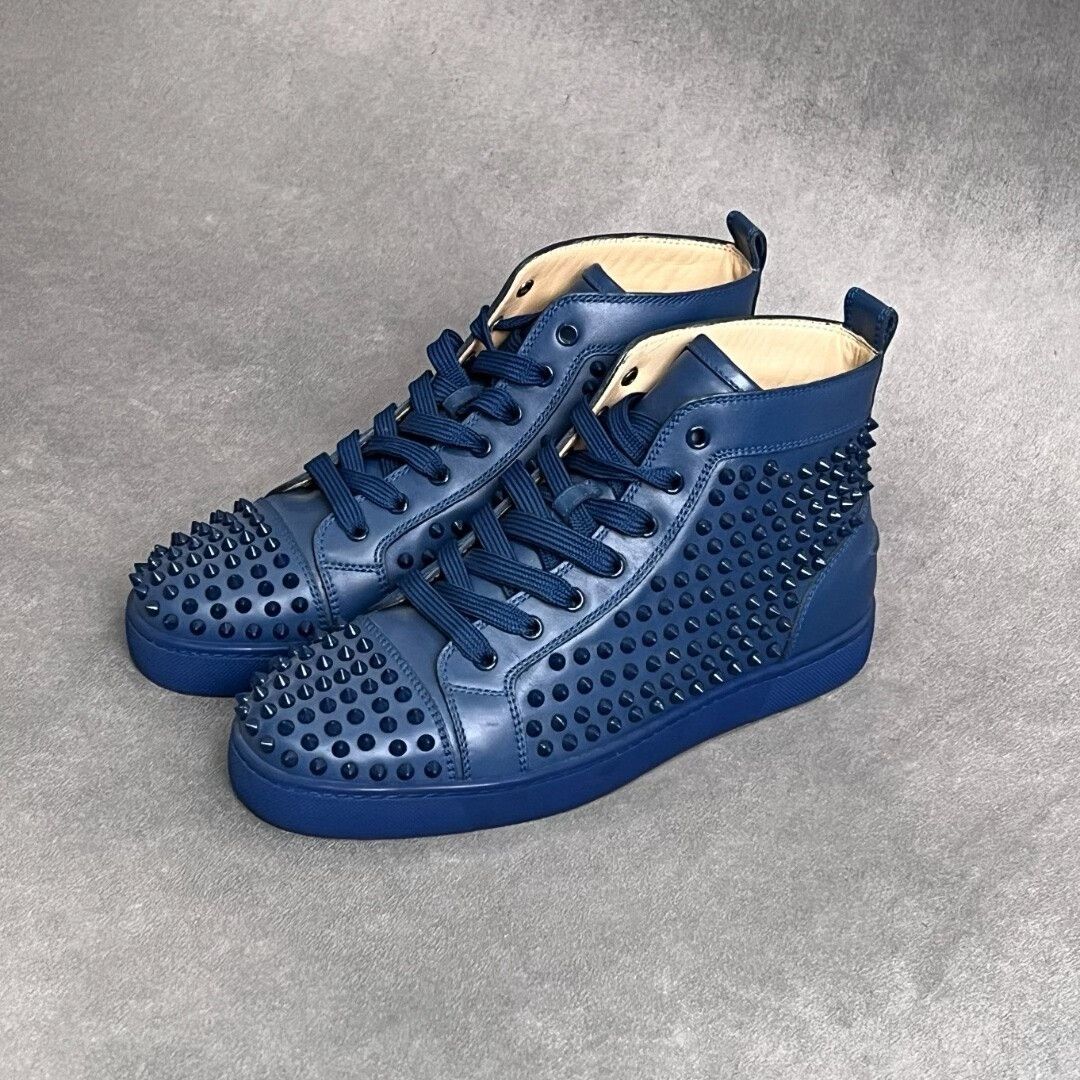Christian Louboutin Christian Louboutin Leather Hitop Sneakers 8.5 Men Size US 8.5 / EU 41-42 - 1 Thumbnail