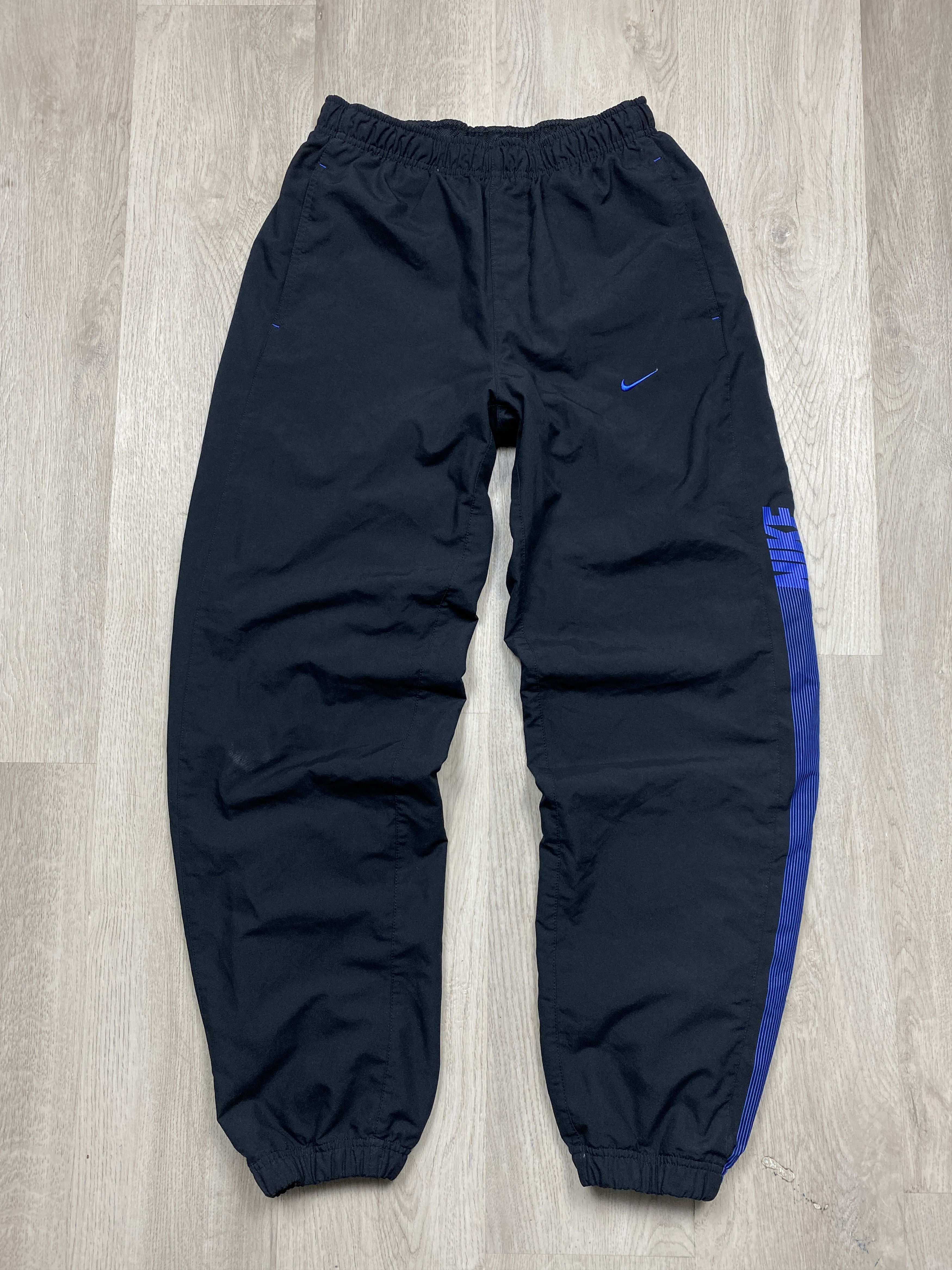 Nike × Vintage Nike Vintage Mens Nylon Track Pants Y2K Size US 30 / EU 46 - 1 Thumbnail