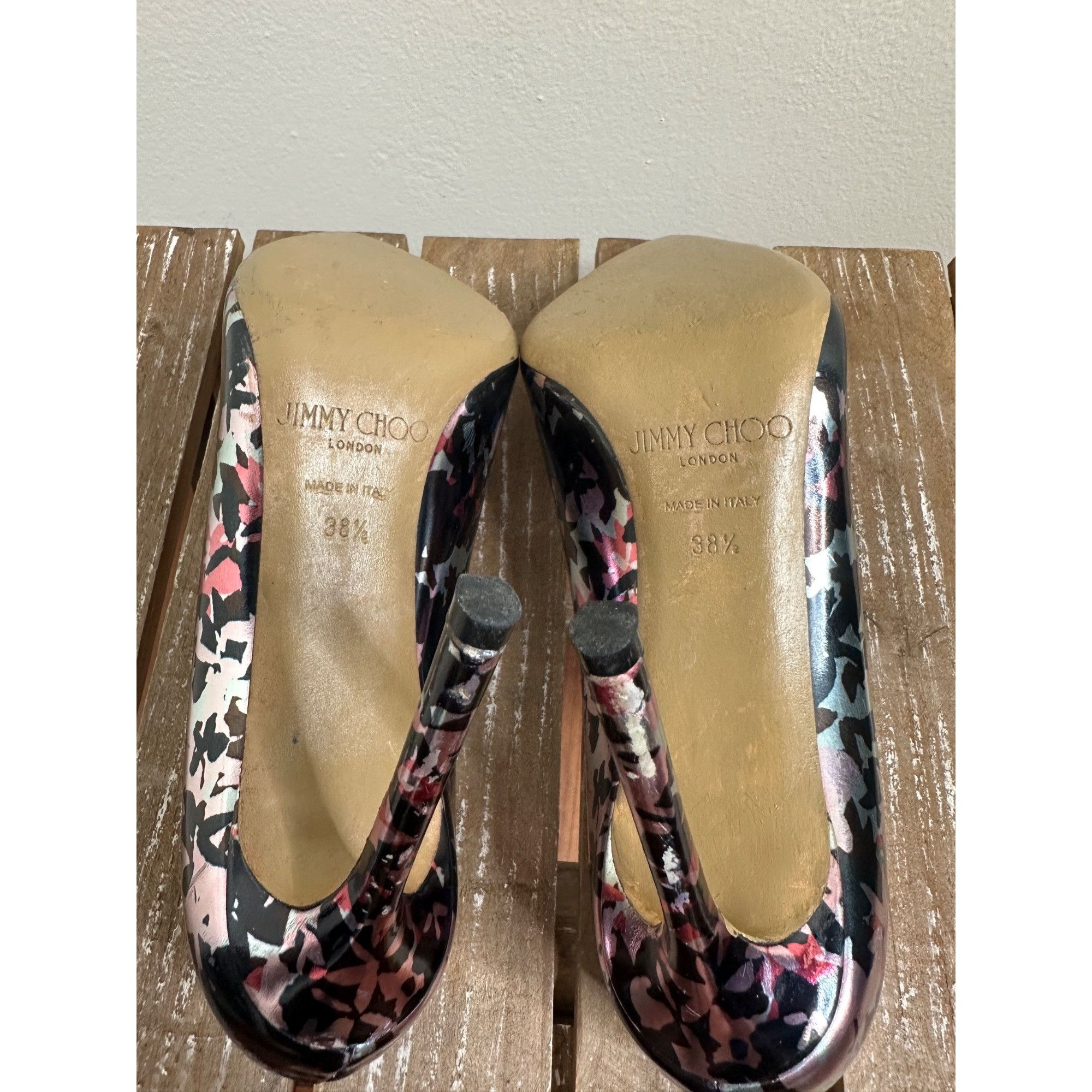 Jimmy Choo Jimmy Choo London Jasmine Camo Flora Size US 8.5 / IT 38.5 - 5 Thumbnail