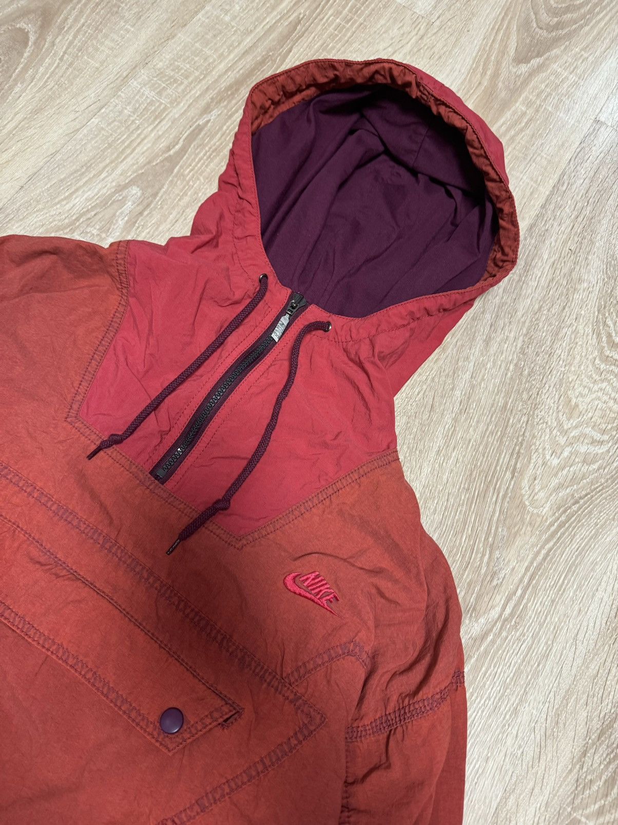 Nike × Vintage Nike x Cross traning vintage 80’s-90’s anorak jacket Size US M / EU 48-50 / 2 - 2 Thumbnail