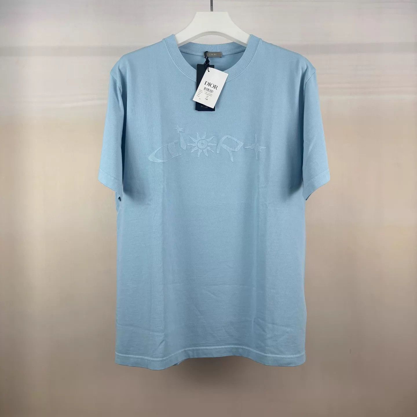 Dior Dior Embroidered Logo Relaxed Fit Short Sleeve T-Shirt XXL Size US XXL / EU 58 / 5 - 1 Thumbnail