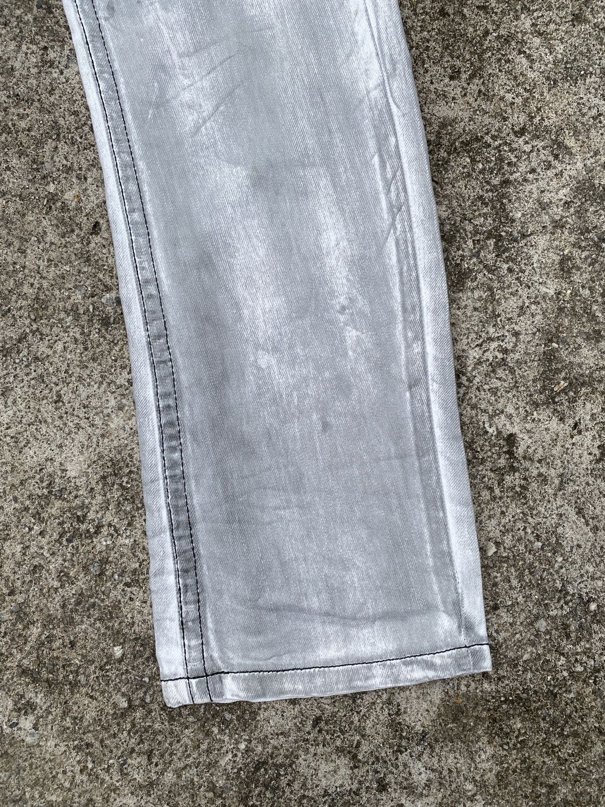 Japanese Brand × Tornado Mart 1990s - Tough Jeansmith Distressed Claws Mark Design Jeans Size US 32 / EU 48 - 5 Thumbnail