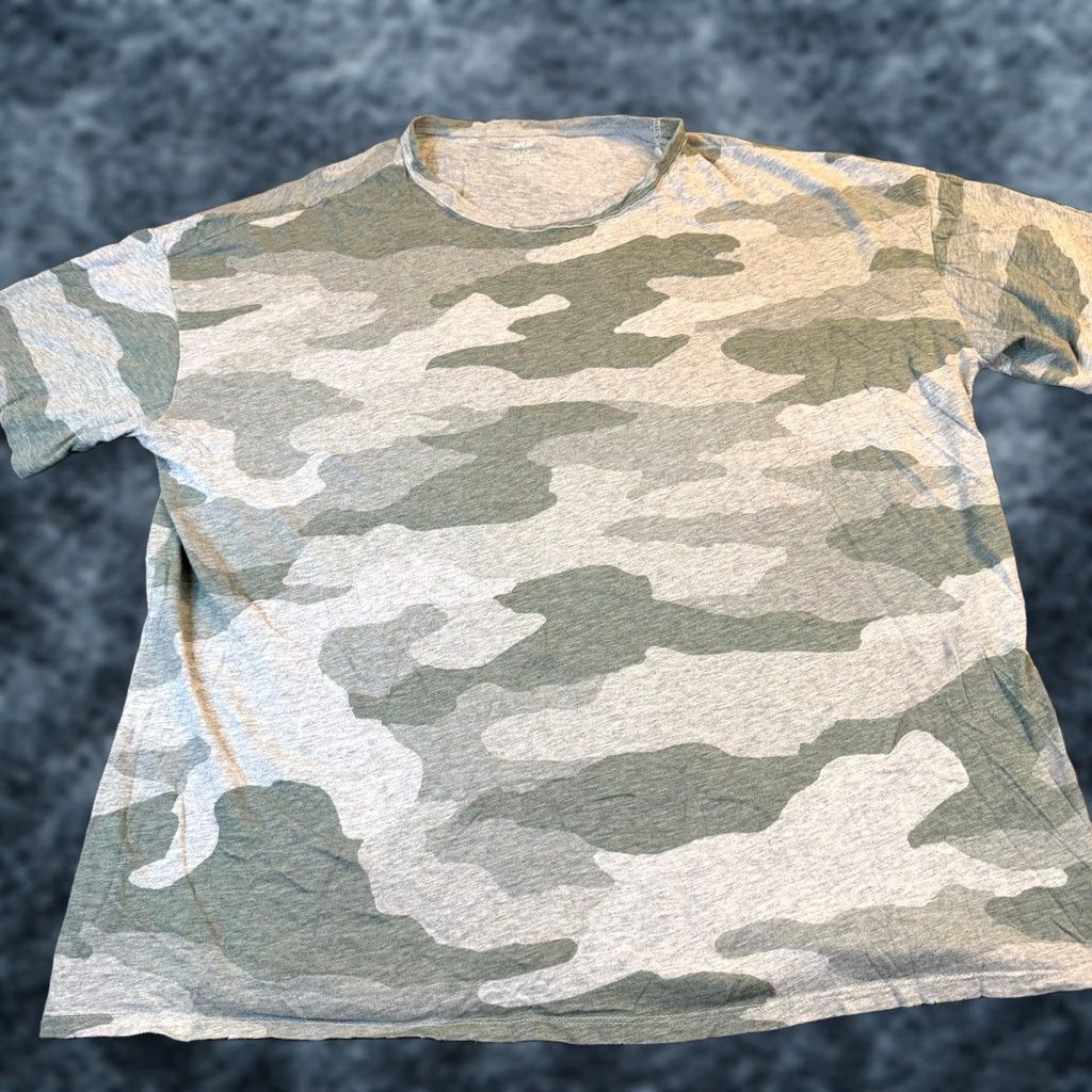 Vintage Aerie Camouflage T Shirt Womens Large Gray Relaxed Fit Short Sleeve Oversized Size L / US 10 / IT 46 - 1 Thumbnail