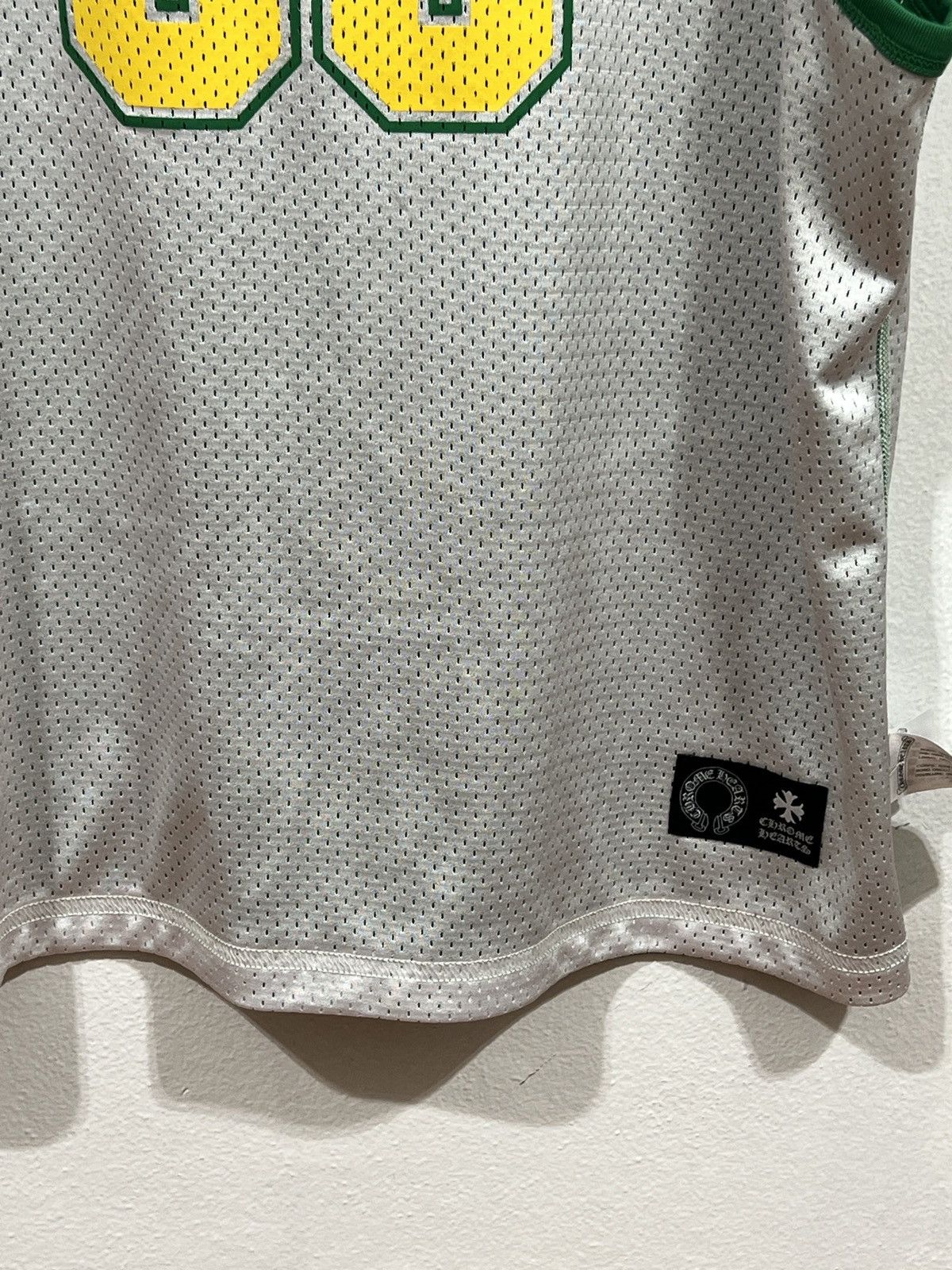 Chrome Hearts Chrome Hearts Basketball Green/Yellow Jersey Size US M / EU 48-50 / 2 - 11 Thumbnail