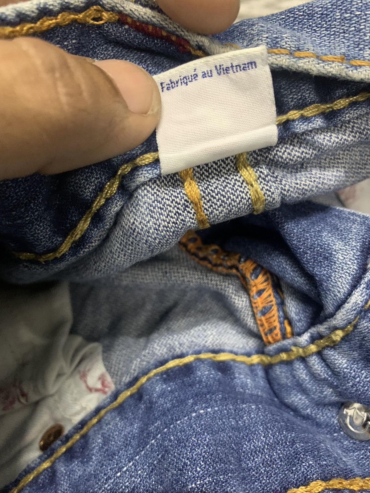 True Religion 🔥RARE🔥TRUE RELIGION RARE DISTRESSED STYLE DENIM PANT Size US 34 / EU 50 - 20 Thumbnail