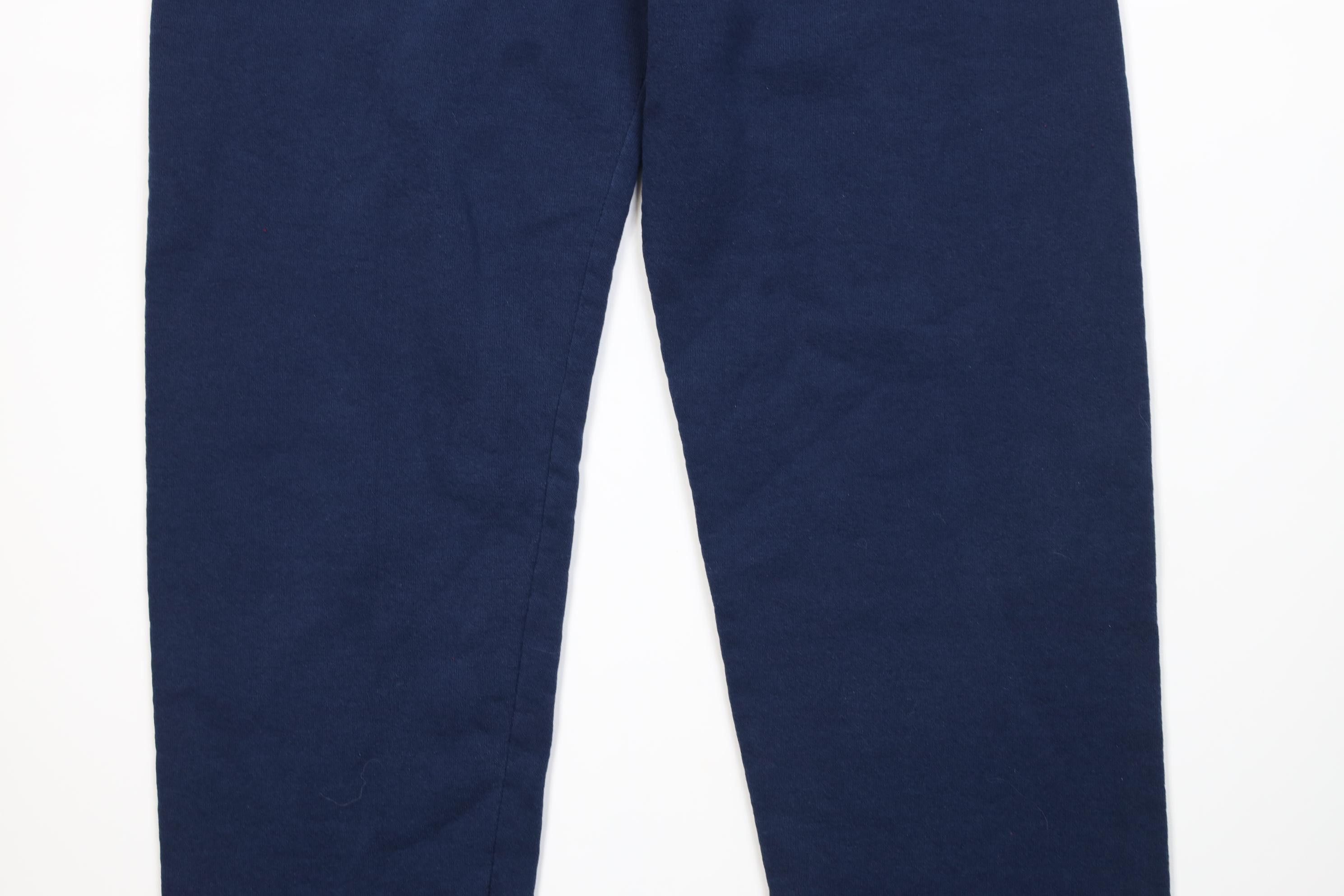 Vintage Vintage 90s Streetwear Cuffed Sweatpants Joggers Blue USA Size US 32 / EU 48 - 3 Thumbnail