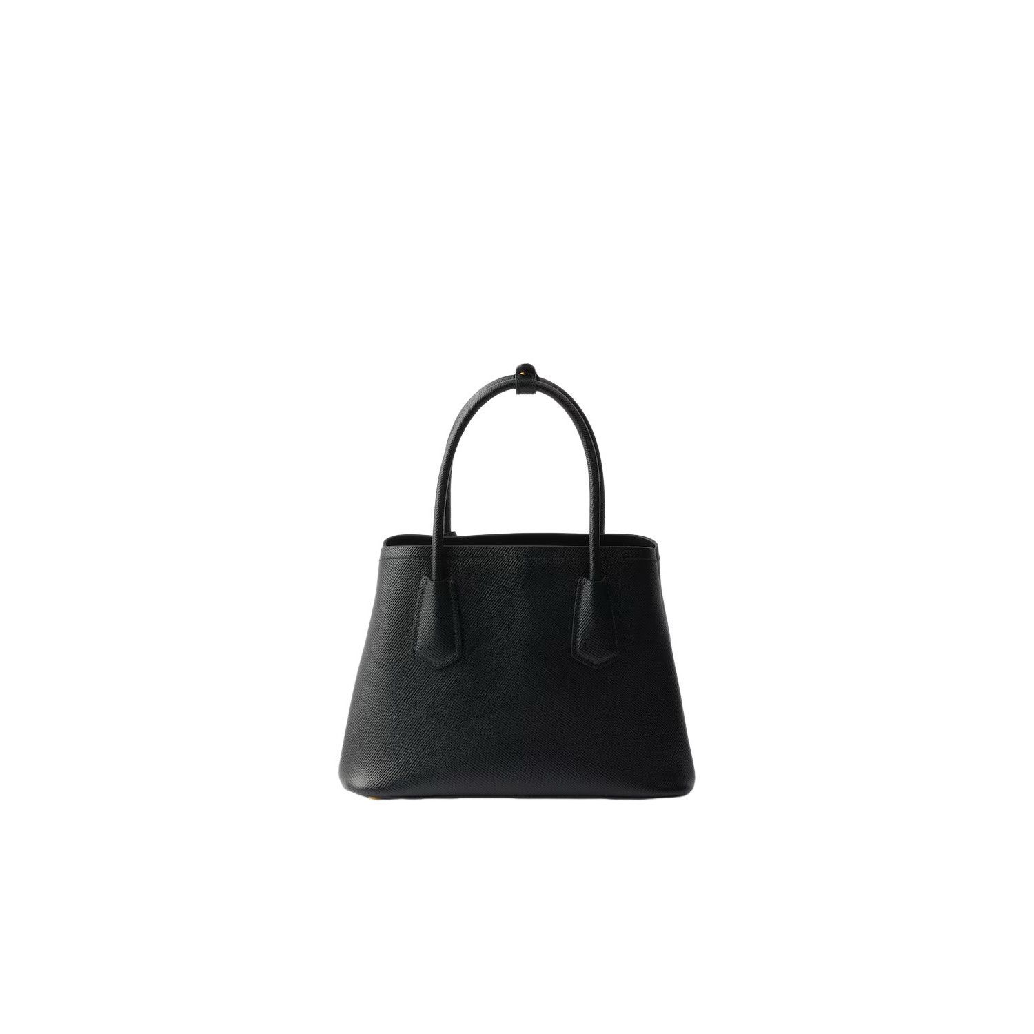 Prada PRADA Small $4000 Black Double Saffiano Leather Top Handle B Size ONE SIZE - 3 Thumbnail
