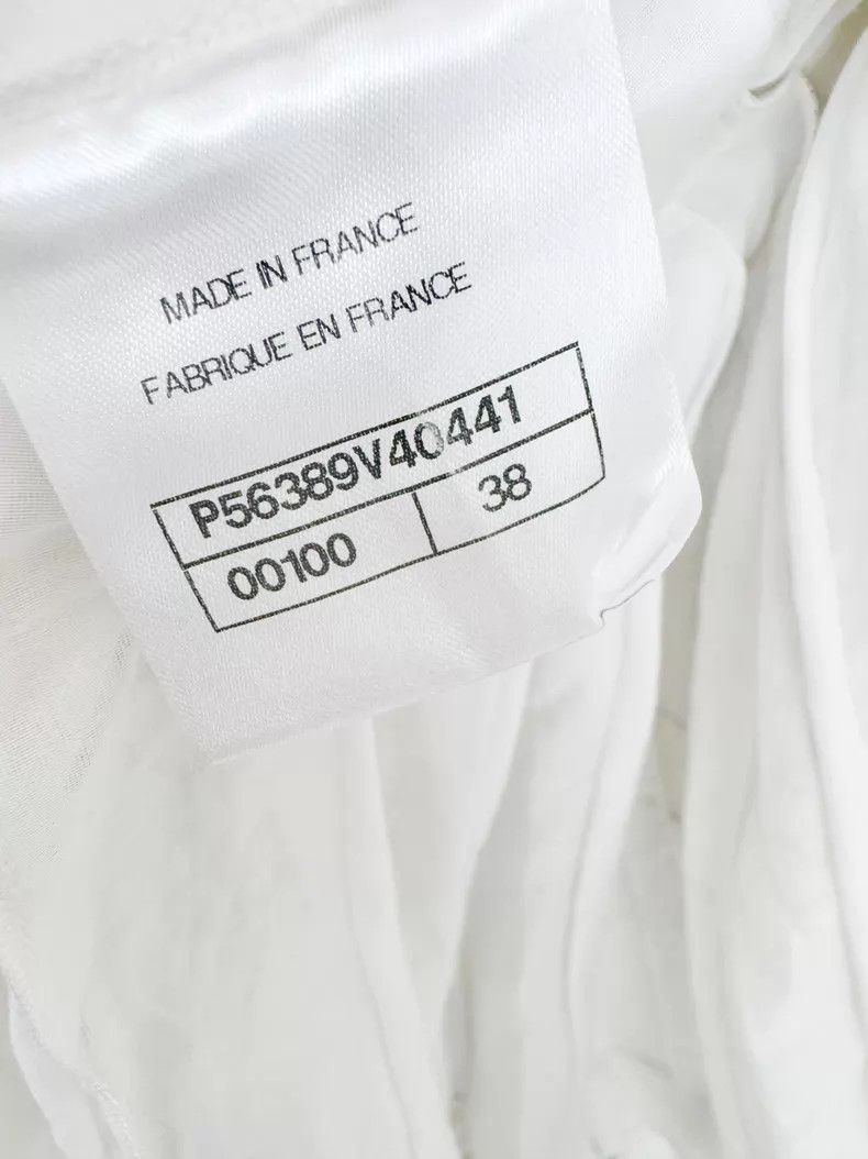 Chanel Chanel White shirt Size XS / US 0-2 / IT 36-38 - 5 Thumbnail
