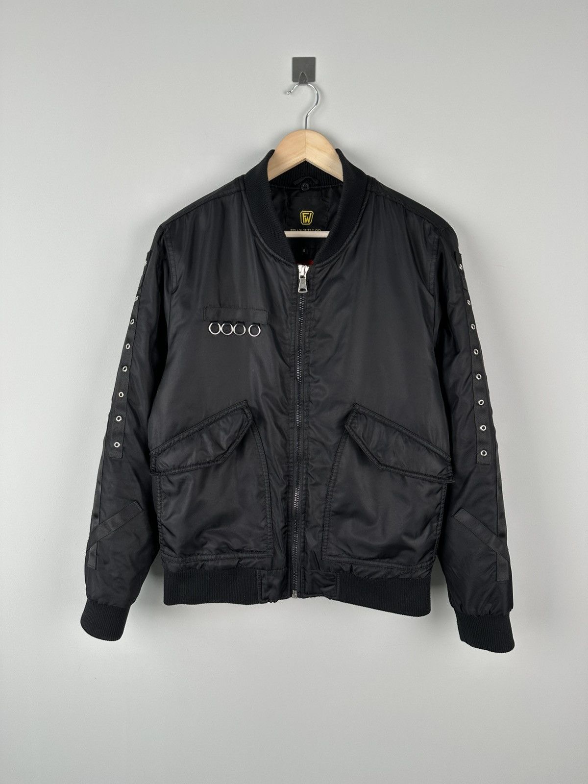 Japanese Brand Vintage Y2k Bomber Jacket Gothic Oversized Size US S / EU 44-46 / 1 - 8 Thumbnail