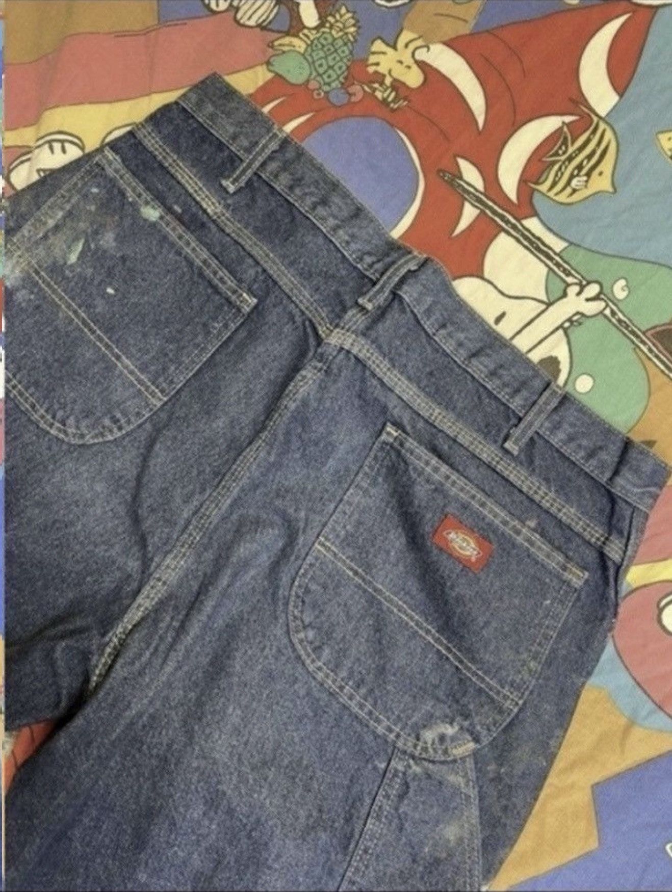 Dickies ***FINAL DROP***RARE DICKIES PAINT SPLATTER WIDE DENIM 38 Size US 38 / EU 54 - 12 Thumbnail