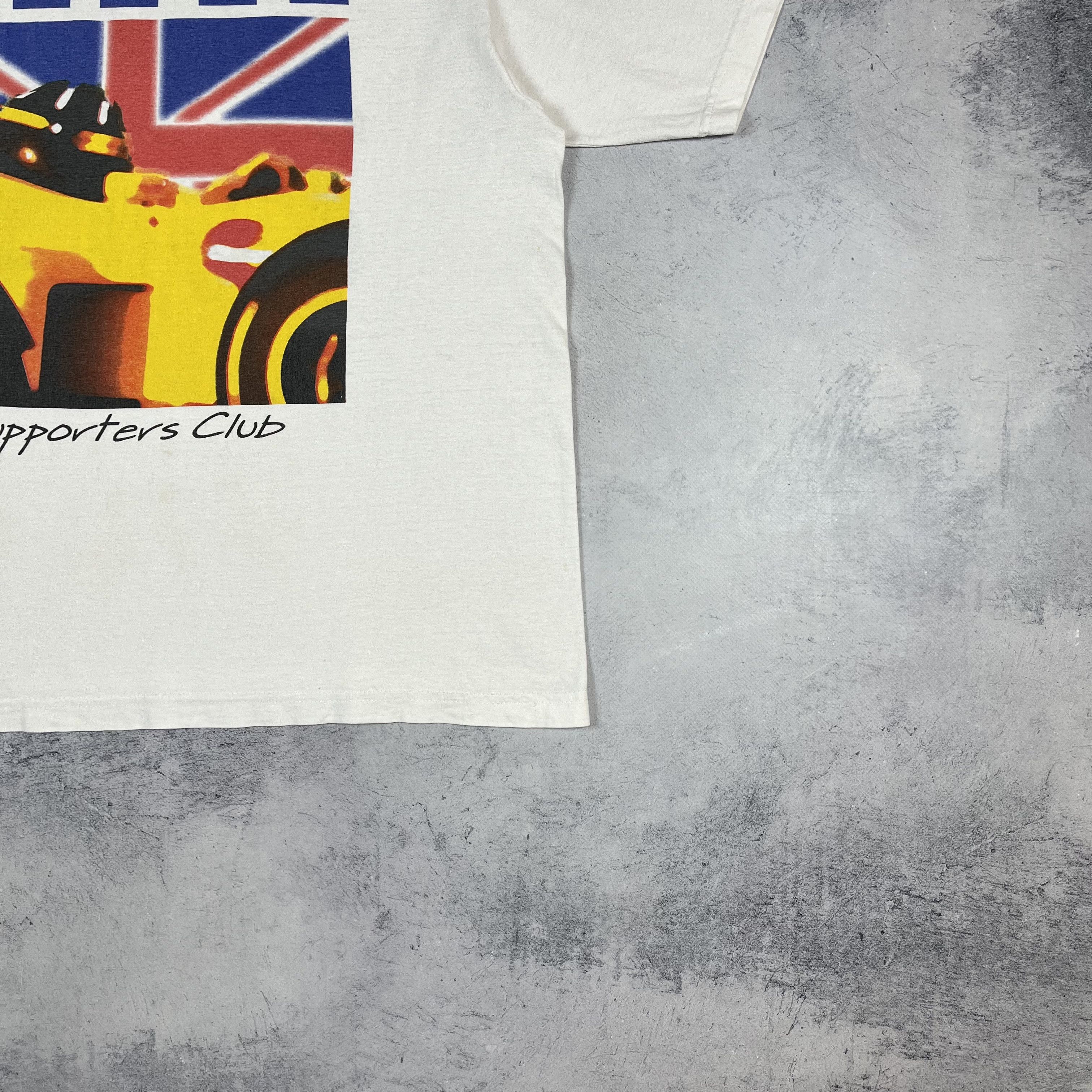 Vintage Vintage Damon Hill Racing T Shirt 1990’s Size US M / EU 48-50 / 2 - 4 Thumbnail