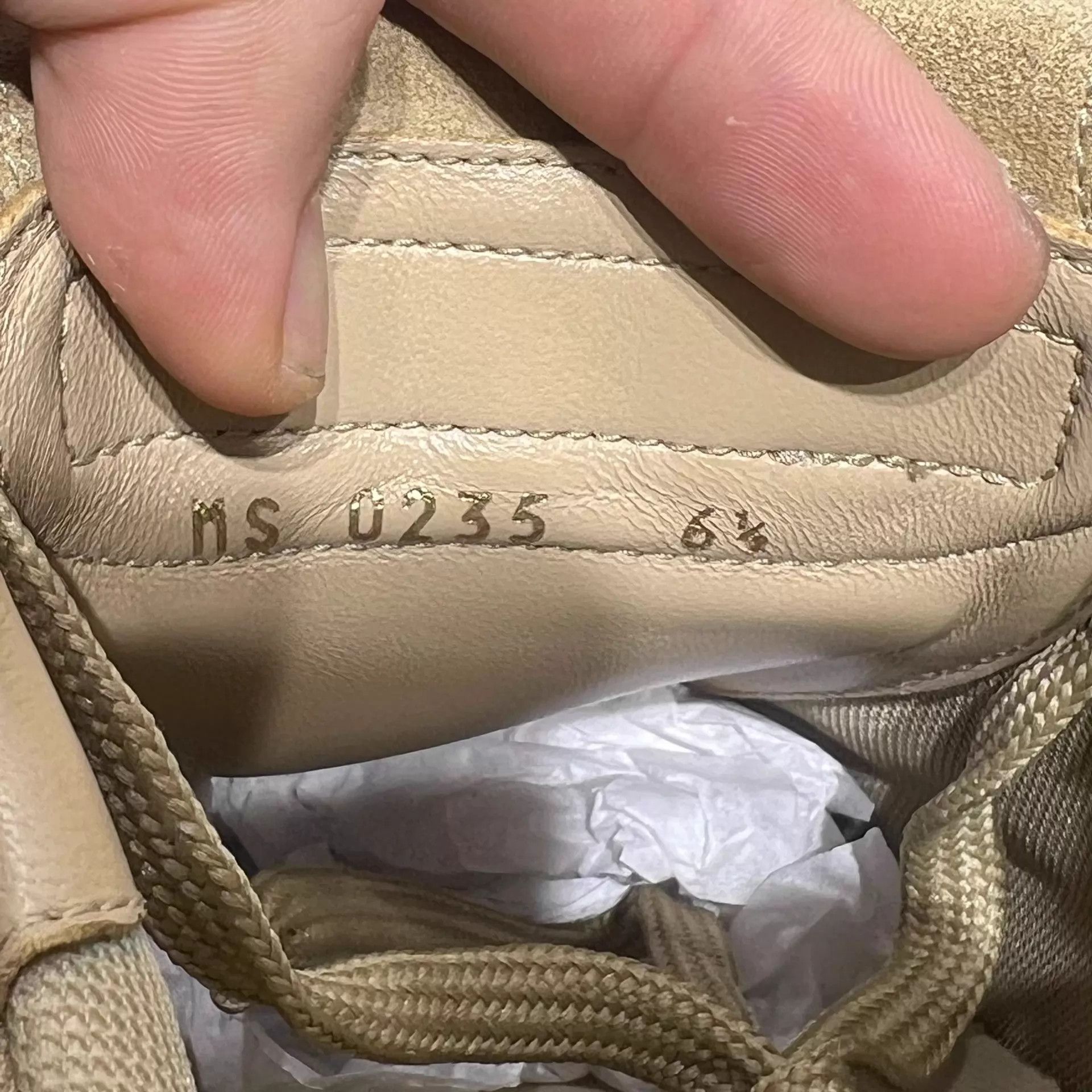 Louis Vuitton LV Footprint Soccer Shoes Khaki UK6.5/40.5 Size US 7.5 / EU 40-41 - 8 Thumbnail