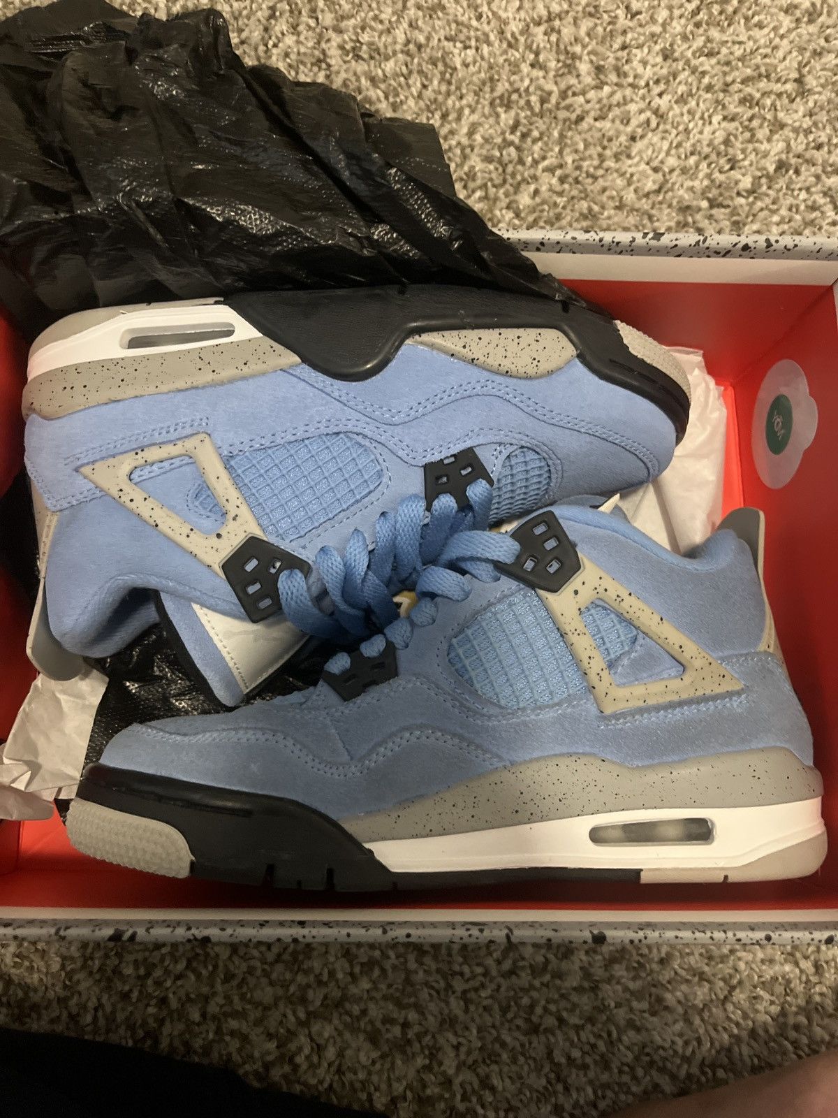 Jordan Brand Jordan 4 University Blue UNC GS Size 4Y/5.5W Size US 5.5 / IT 35.5 - 5 Thumbnail