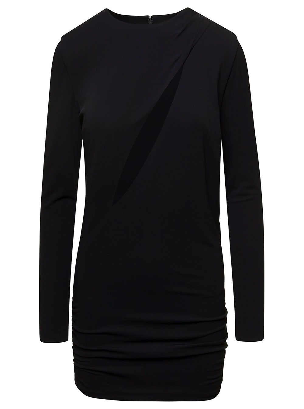Versace Black Fitted Minidress with Cut-Out Detail in Viscose Woman Size M / US 6-8 / IT 42-44 - 1 Thumbnail