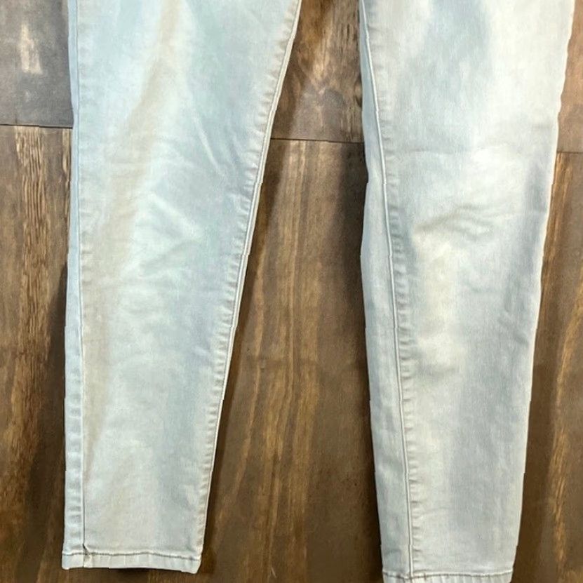 Free People Free People Jeans Tan Denim Low Rise Skinny Stretch 27 Womens Pants Casual Everyday 5-Pocket Design Girls Size 27" / US 4 / IT 40 - 3 Thumbnail