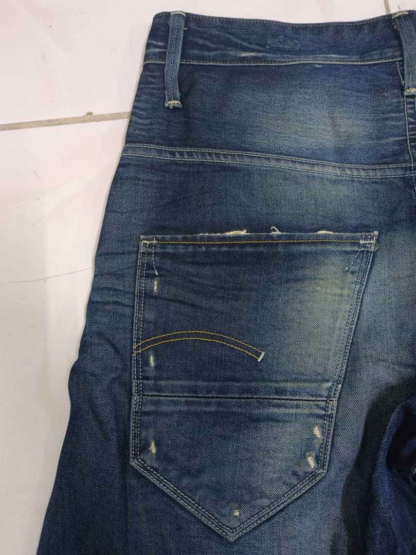 G-Star G Star Original Raw Italy Arc Loose Tapered Denim Jeans Size US 30 / EU 46 - 8 Thumbnail