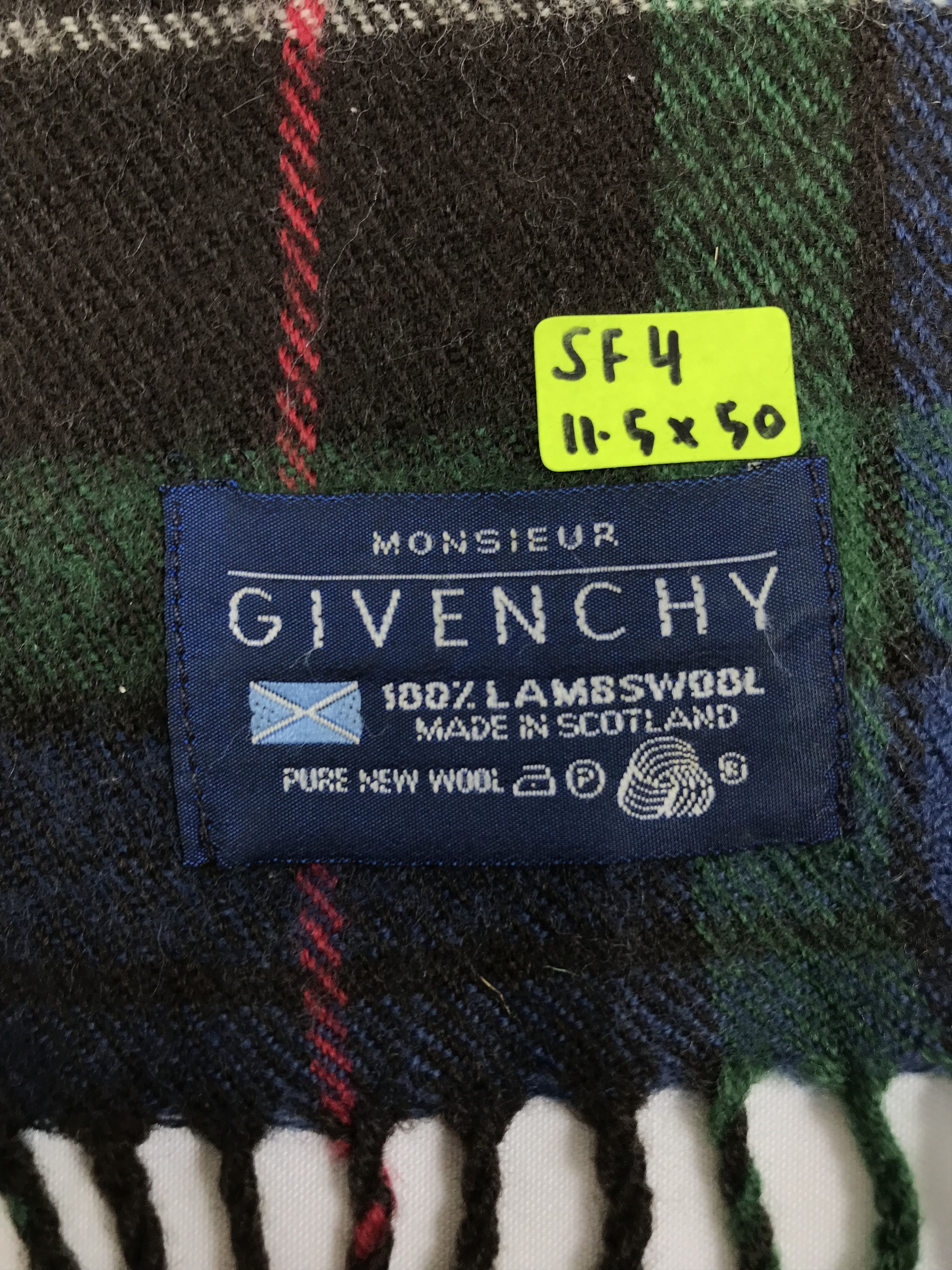 Givenchy Vintage Givenchy Luxury Scarf / Muffler / Wool Size ONE SIZE - 5 Thumbnail