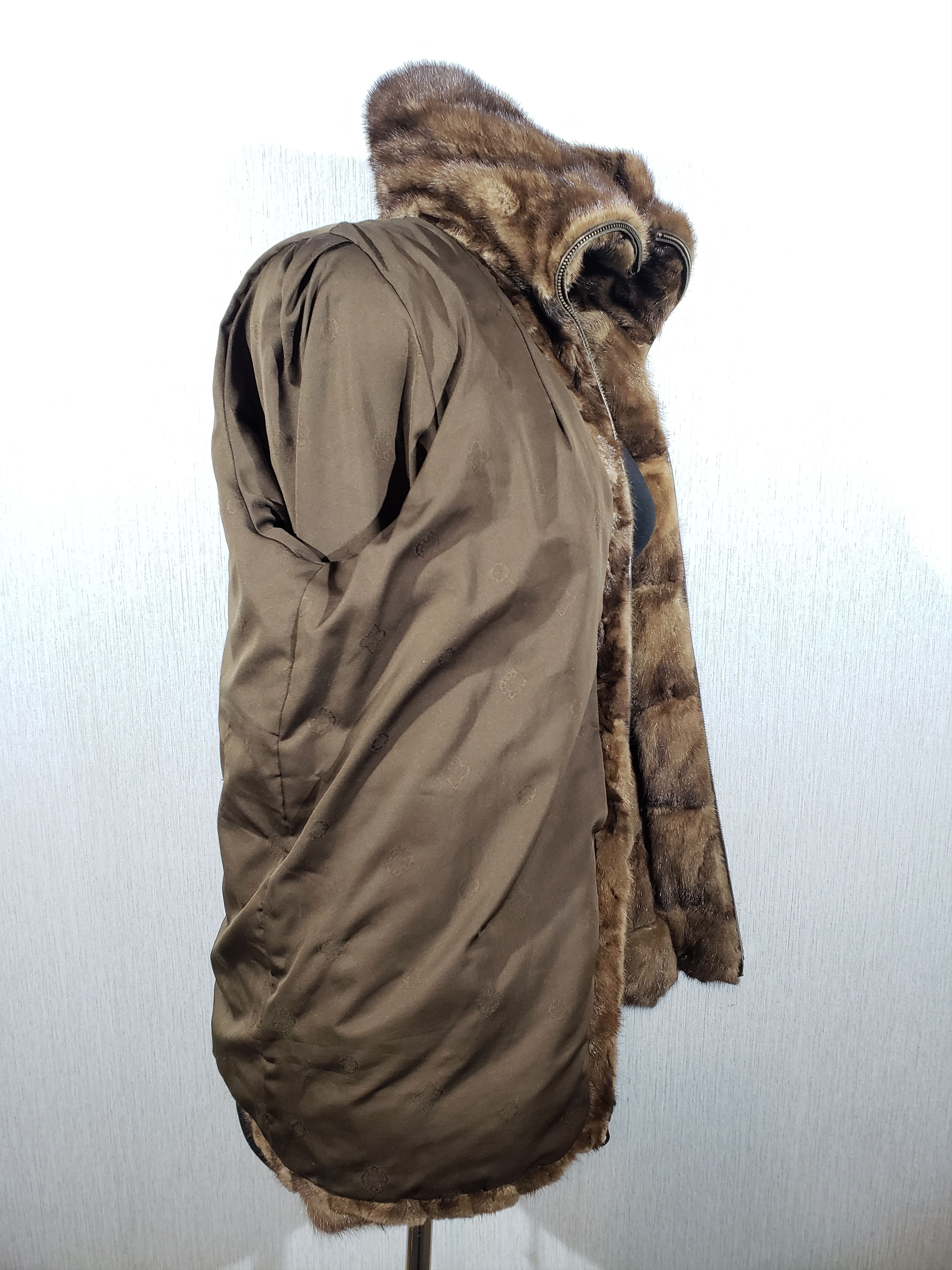 Other Stylish brown women's mink coat. Size XL / US 12-14 / IT 48-50 - 9 Thumbnail