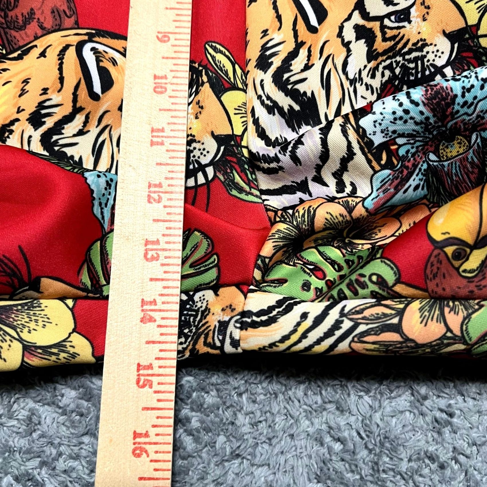 Vintage VINTAGE Victorious Pants Mens XXL Jungle Jogger Tiger Sweatpants Red Size US 39 - 7 Thumbnail