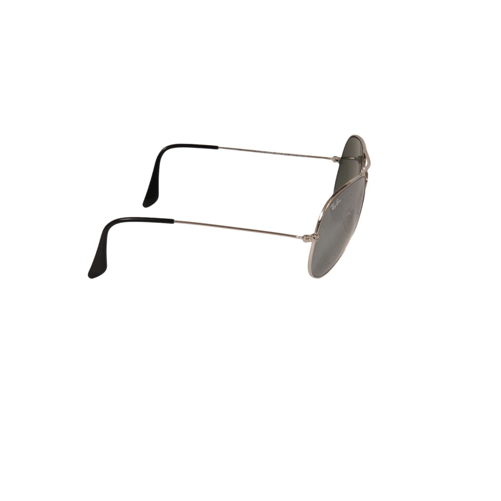 RayBan Aviator Sunglasses Large Metal Gray Black Shades Size ONE SIZE - 3 Thumbnail