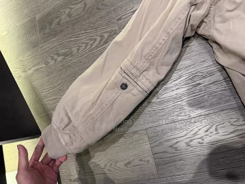 Nigel Cabourn Nigel Cabourn Belted Deck Cotton Jacket, Beige Size US M / EU 48-50 / 2 - 6 Thumbnail