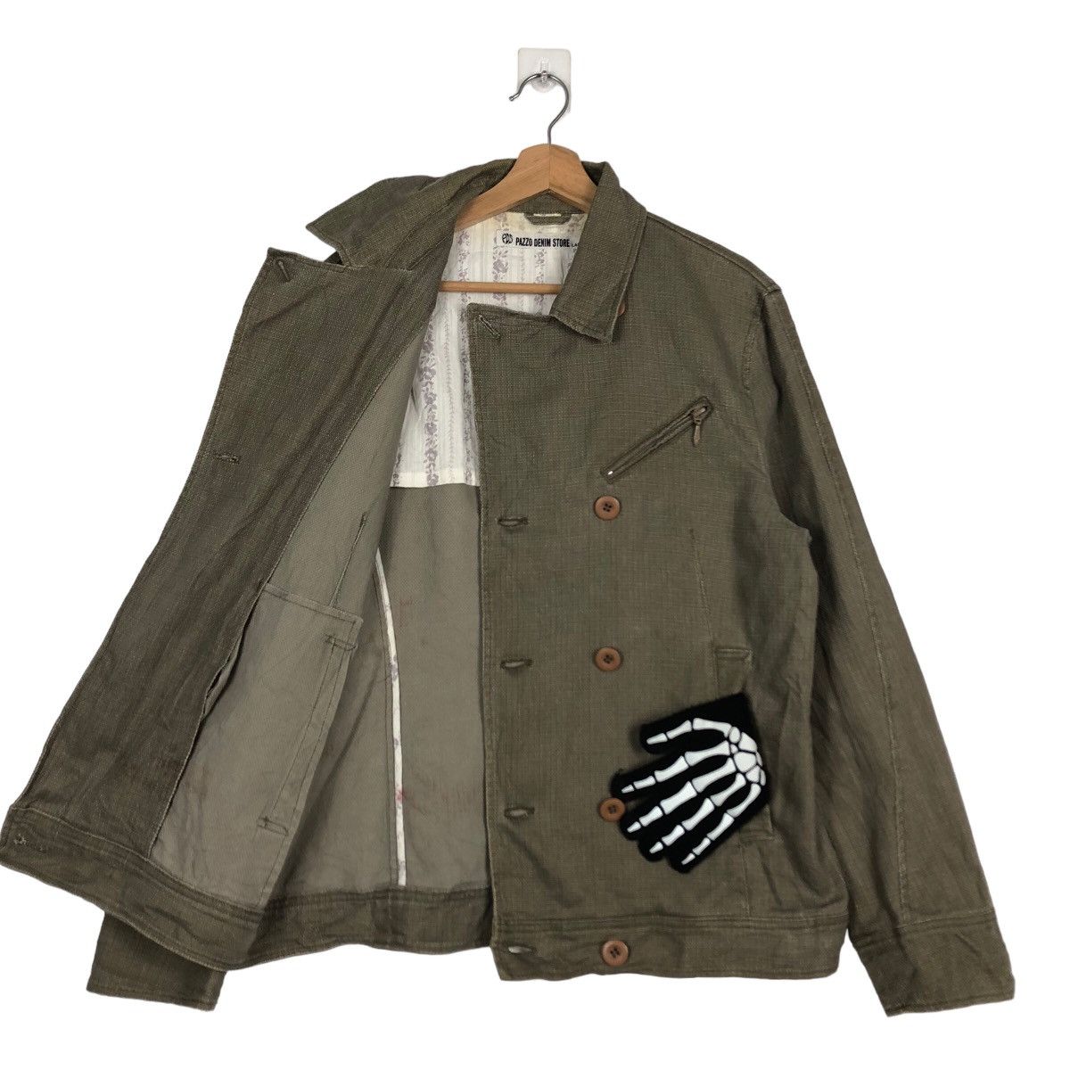 45rpm 🔥90’s Hikory Chore Jacket Pazzo Denim Japan Made 45RPM Size US L / EU 52-54 / 3 - 9 Thumbnail