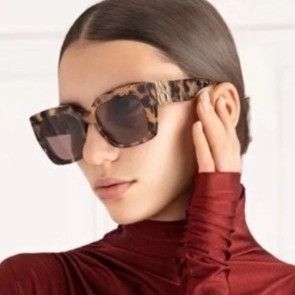 Dior Dior MISSDIOR S2F 26D0 Sunglasses Havana Square Frame Size ONE SIZE - 2 Thumbnail