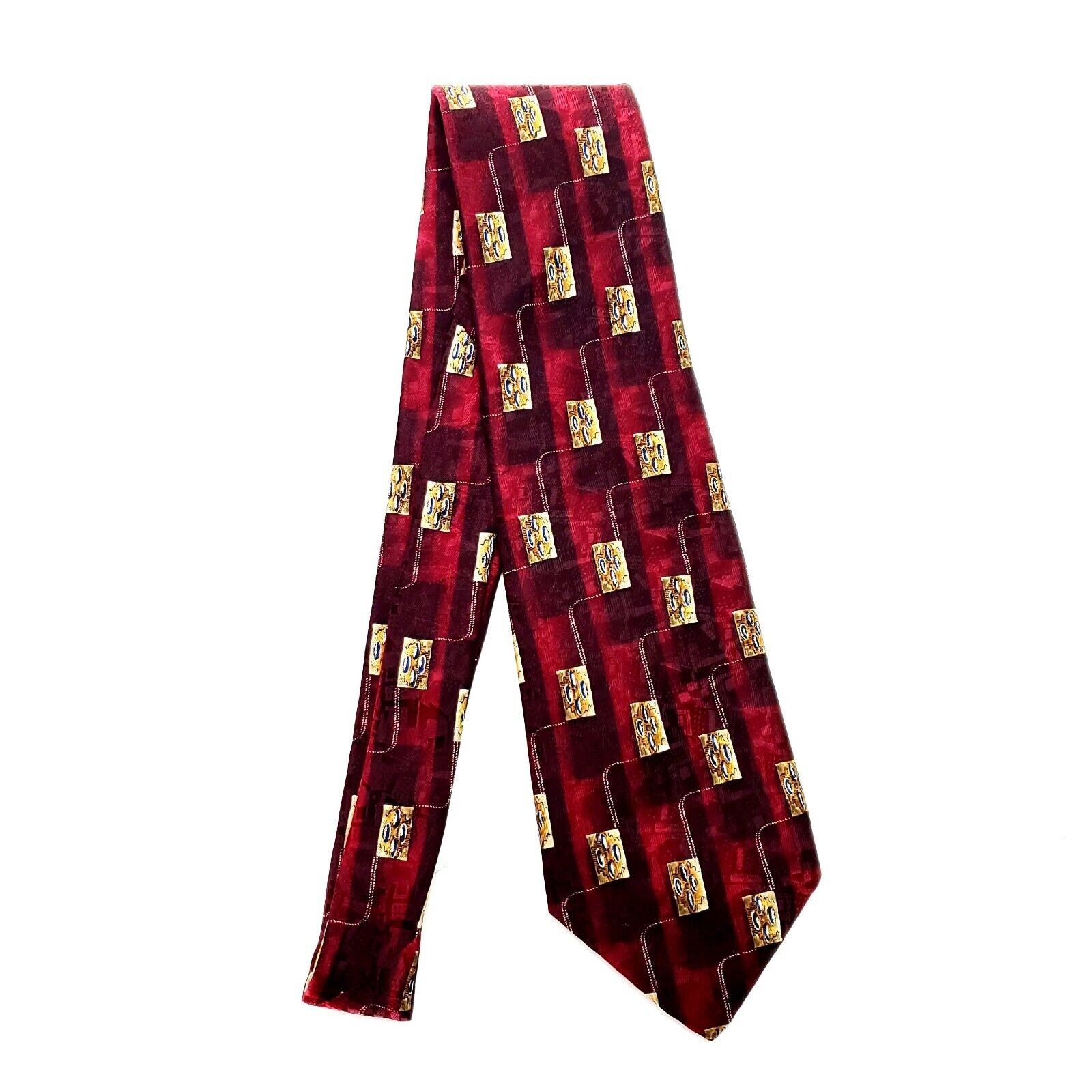 Robert Talbott Robert Talbott Studio Silk Tie Print Red USA Hand Sewn Size ONE SIZE - 7 Thumbnail