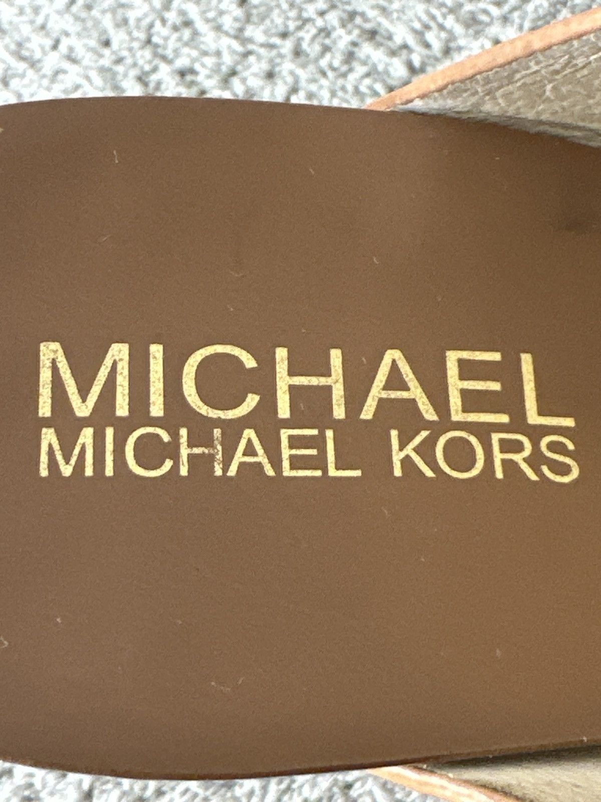 Michael Kors MICHAEL Kors Somerly Leather Mule Pump Brown Studded Size US 9 / IT 39 - 8 Thumbnail
