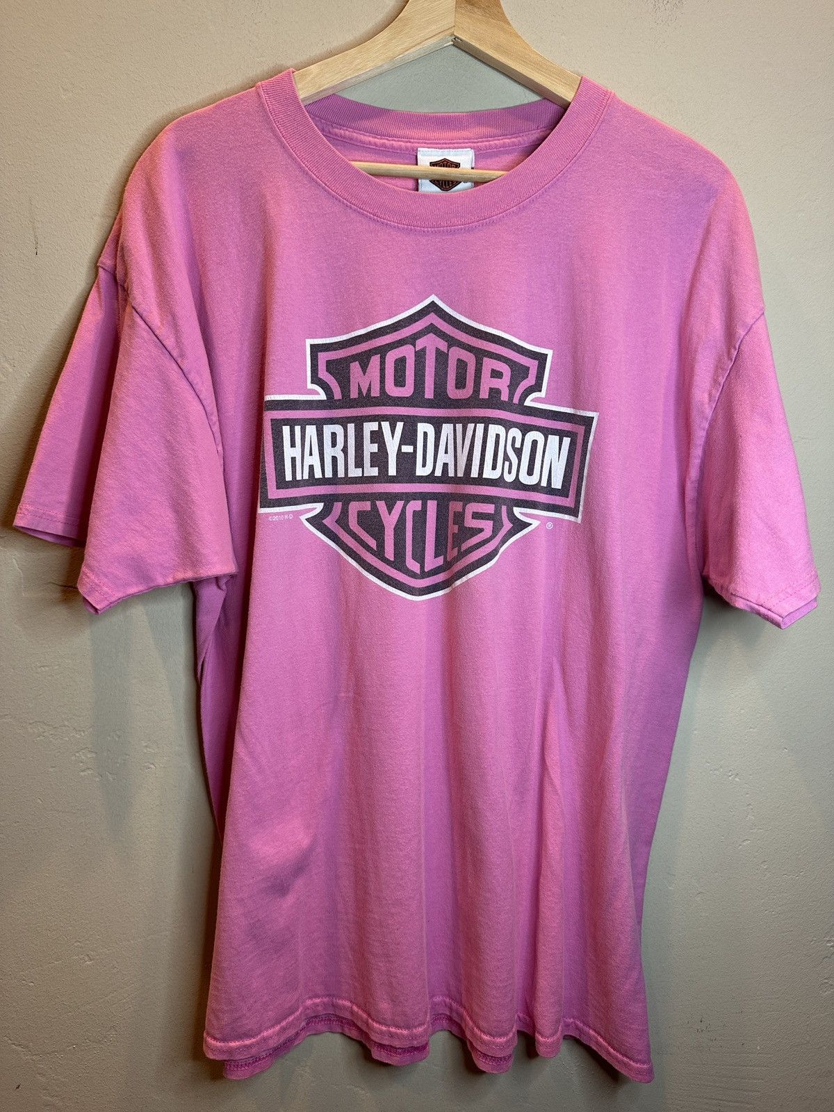 Harley Davidson RARE* VTG Harley Davidson Breast Cancer Cure Wisconsin Shirt Size US XL / EU 56 / 4 - 1 Thumbnail