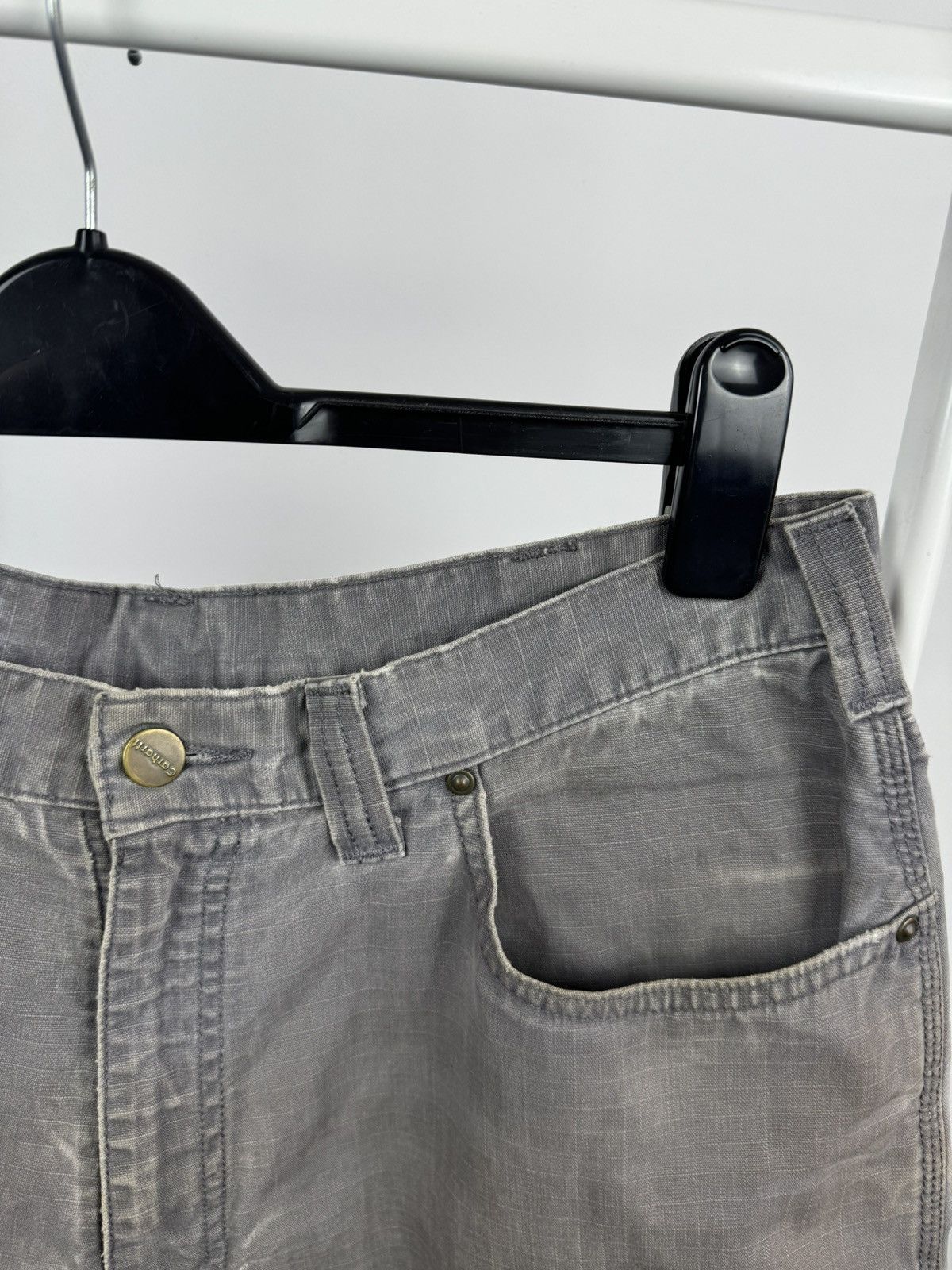 Carhartt Vintage Carhartt Cargo Faded Distressed Shorts Size US 36 / EU 52 - 5 Thumbnail