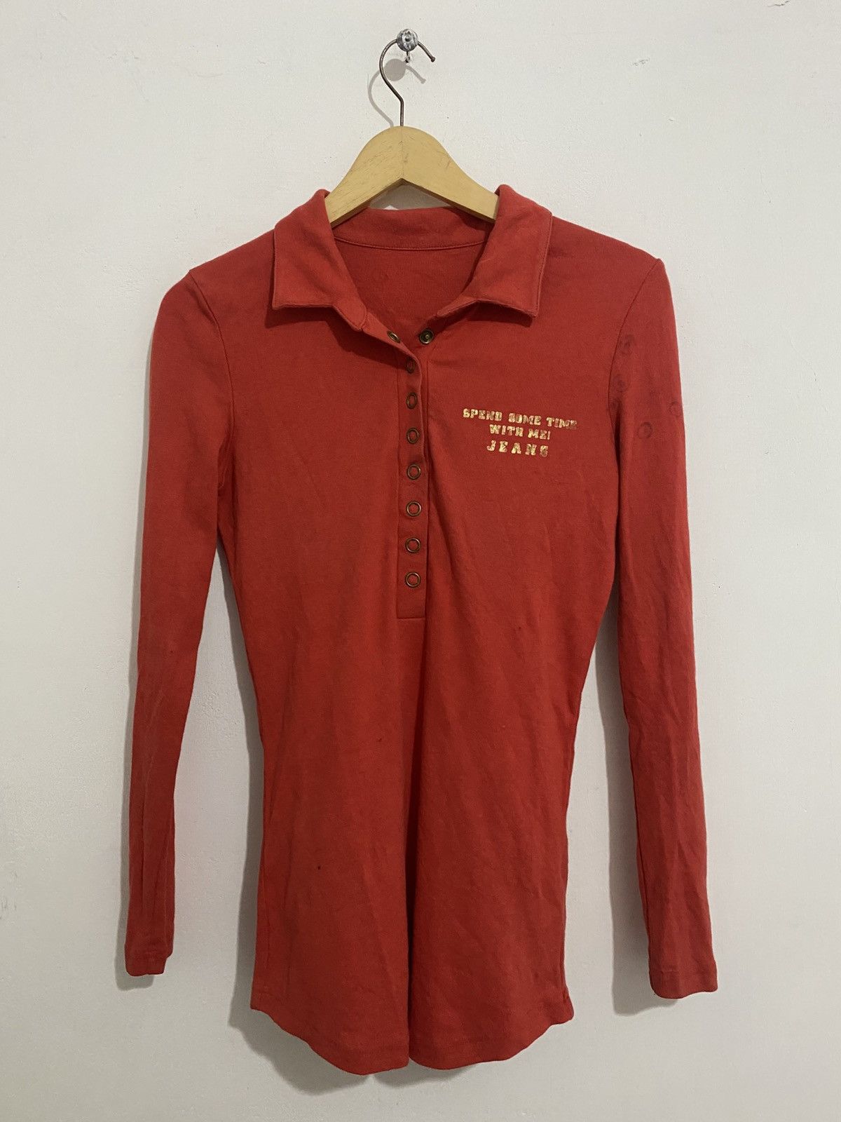If Six Was Nine × Japanese Brand × Le Grande Bleu (L.G.B.) Japanese poem longsleeve polo ifsixwasnine lgb Size US S / EU 44-46 / 1 - 2 Thumbnail